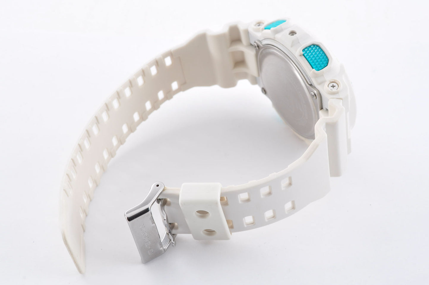 Casio G-Shock GA-110WG-7AJF White Blue Green Men's Watch 5146 Used From Japan