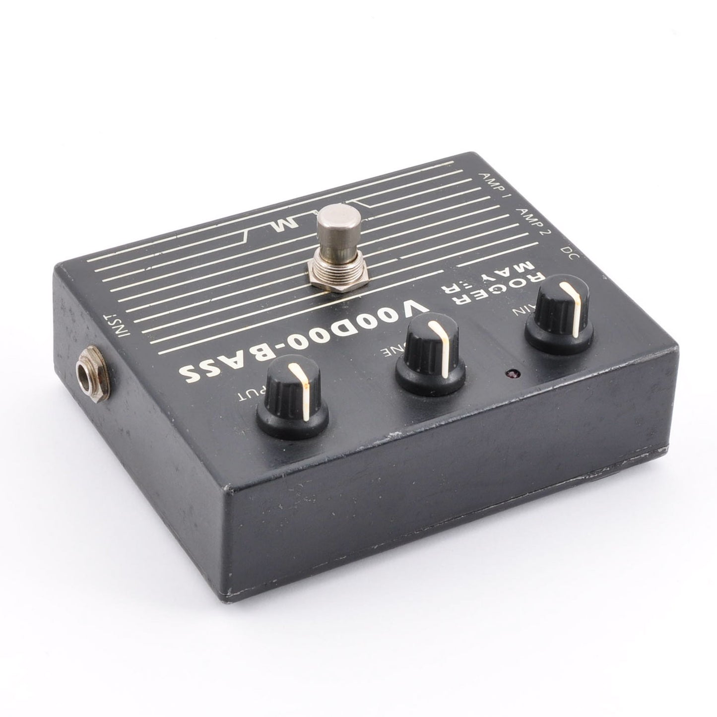 Roger Mayer Voodoo Bass Distortion Active Splitter LM308N Effect Pedal Used From Japan