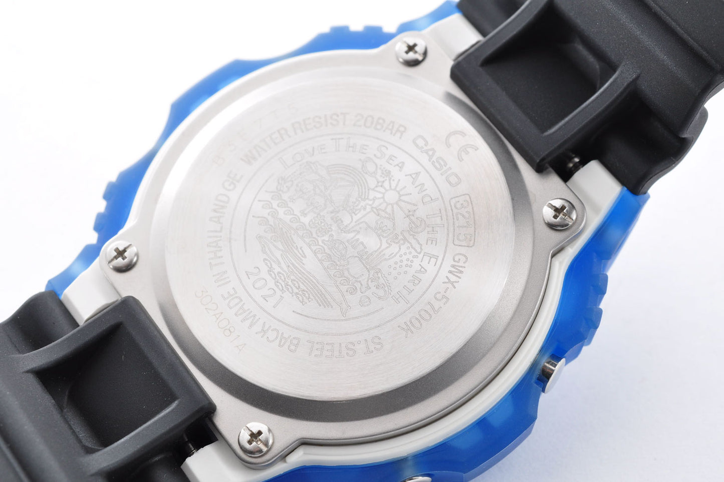 Casio G-Shock GWX-5700K-2JR ICERC Love The Sea And The Earth 3215 Used From Japan