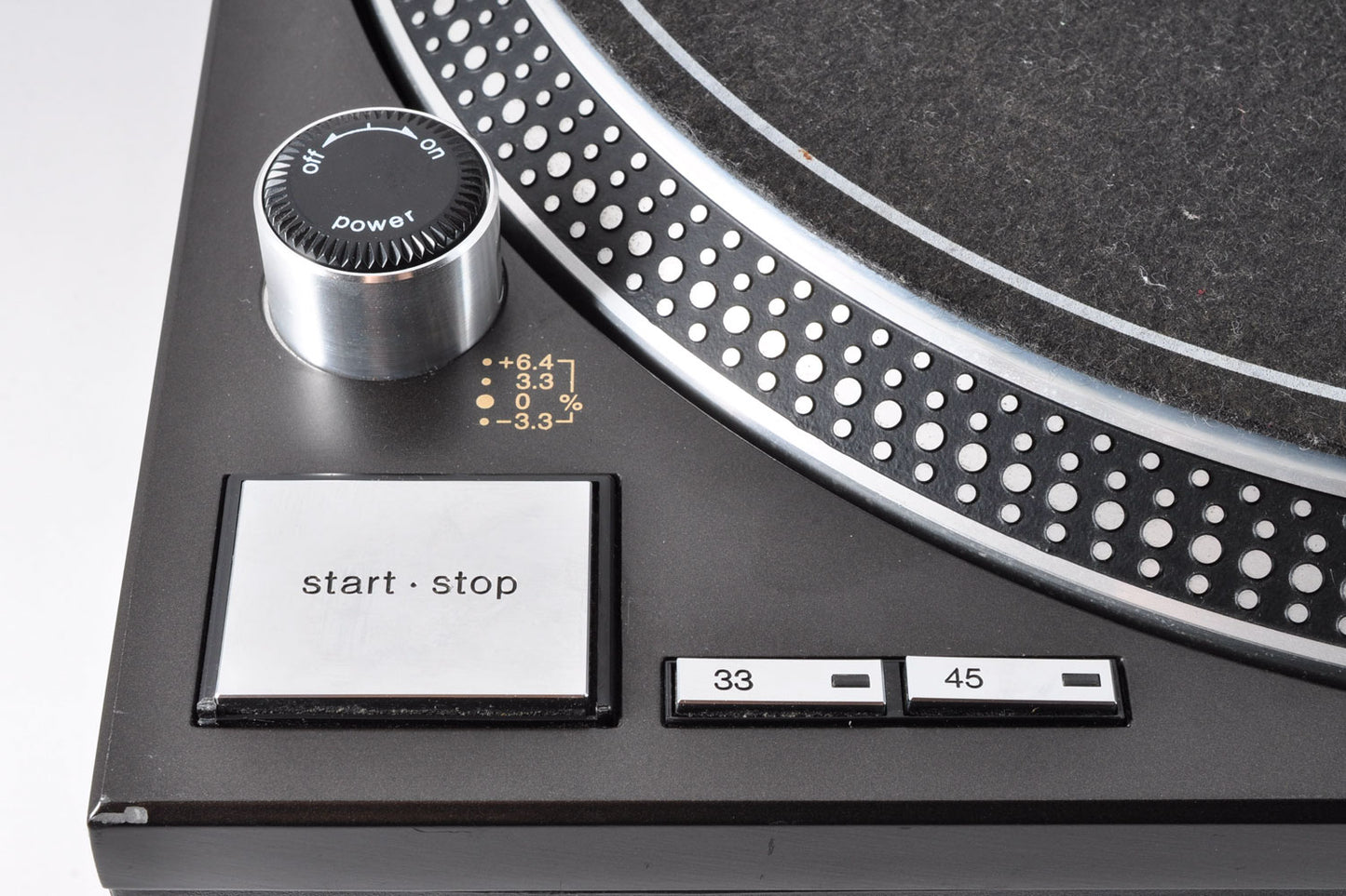 Technics SL-1200MK6 Direct Drive DJ Turntable Record Player w/DustCover & Record Needle Cartridge Used From Japan #GE9KC001221
