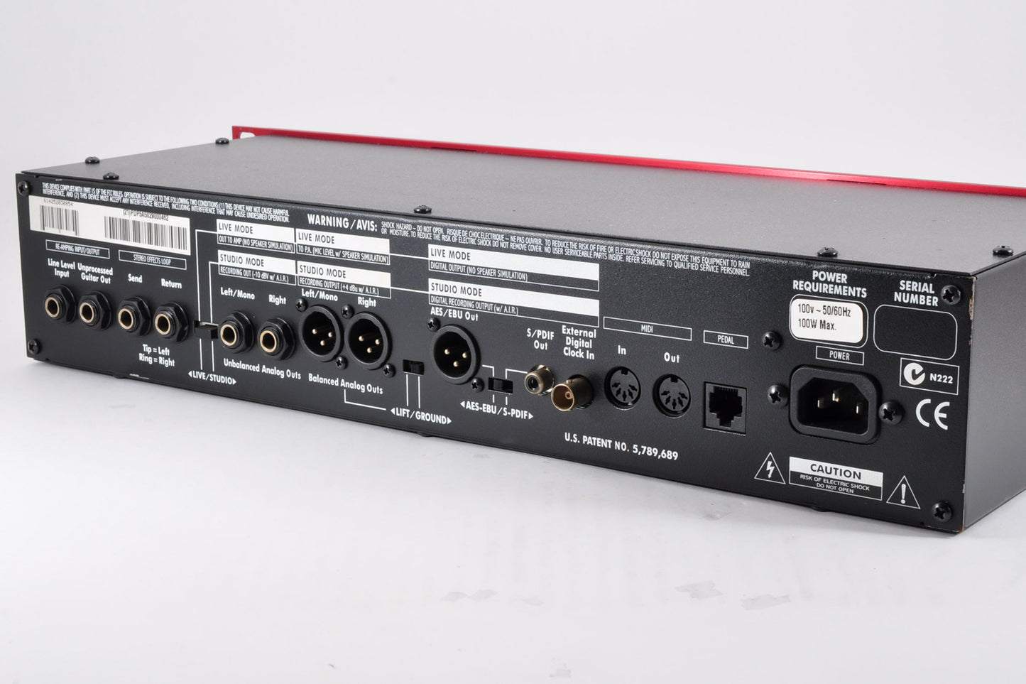 Line6 POD PRO Guitar Multi Effects Processor 2U Rack Used From Japan #462