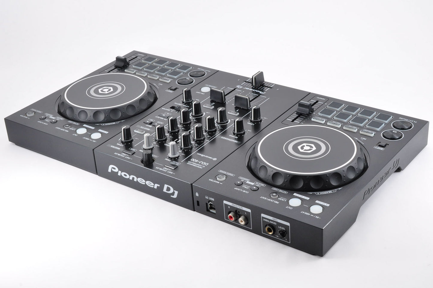 Pioneer DDJ-400 DJ Controller Rekordbox 2ch Channel w/Original Box USB cable Used From Japan #REMP005775NN