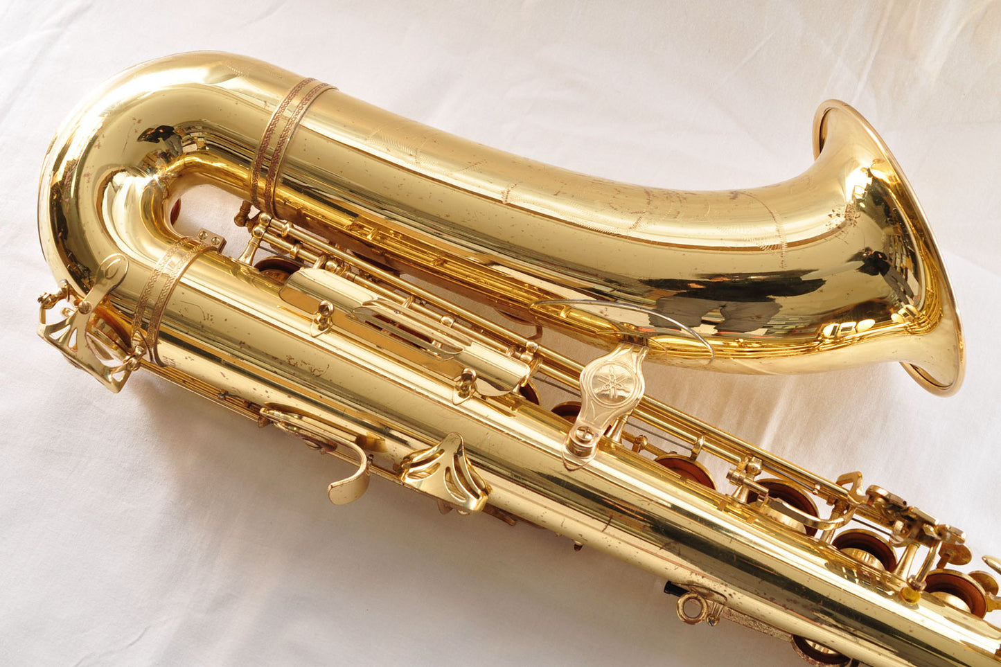 Yamaha YTS-61 Tenor Saxophone Purple Logo Made In Japan w/Case Used From Japan #010807