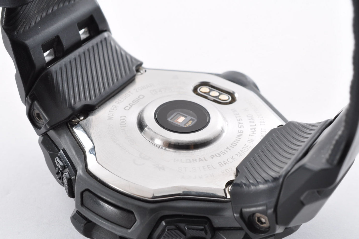 Casio G-SHOCK GBD-H1000-1JR Black Resin w/Case Cable 3475 Used From Japan