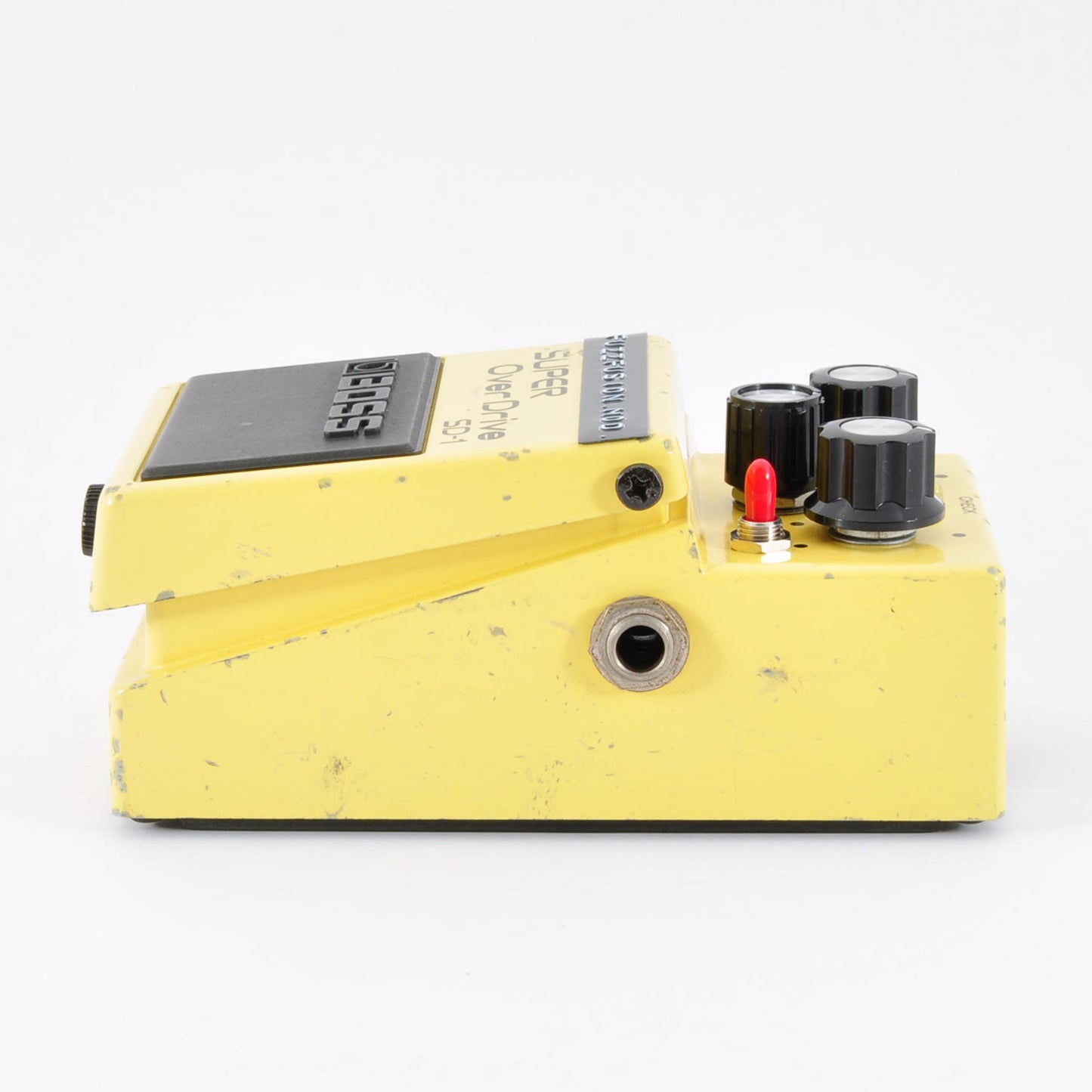 Boss SD-1 Modified FuzzFusion SuperOverdrive Clipping 1N34A&LED3mm Used From Japan #JJ46199