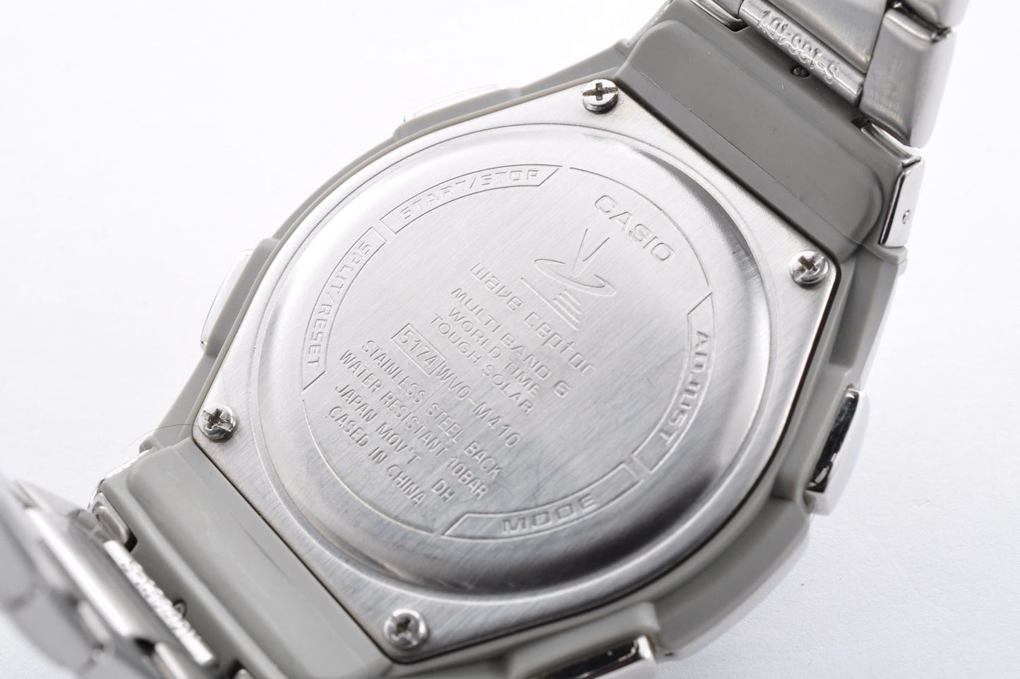 Casio Wave Ceptor WVQ-M410 Men's Tough Solar Radio-Controlled Watch 5174 Used From Japan