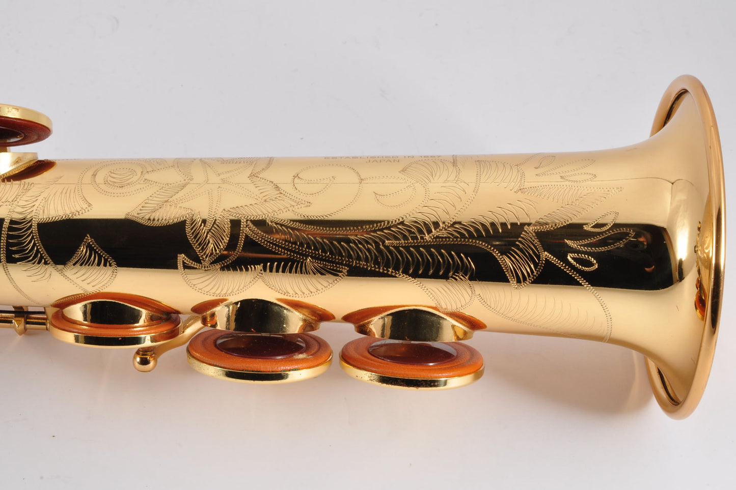 YAMAHA YSS-675 Soprano Saxophone Made In Japan w/Case M1neck Moutupiece Used From Japan #003153