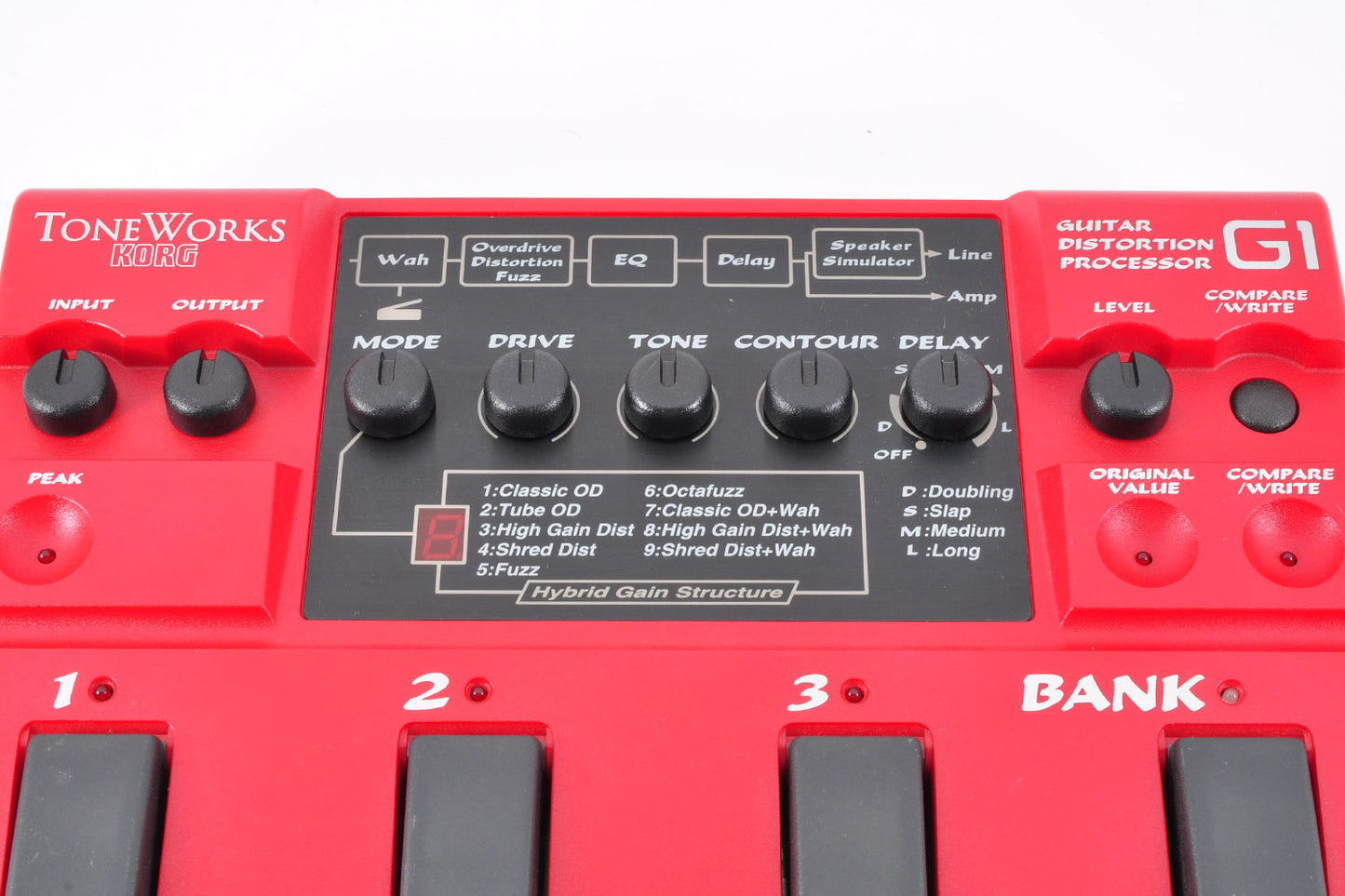 Korg ToneWorks G1 Guitar Distortion Processor Dimebag Darrell Multi-Effect Pedal Used From Japan #6144