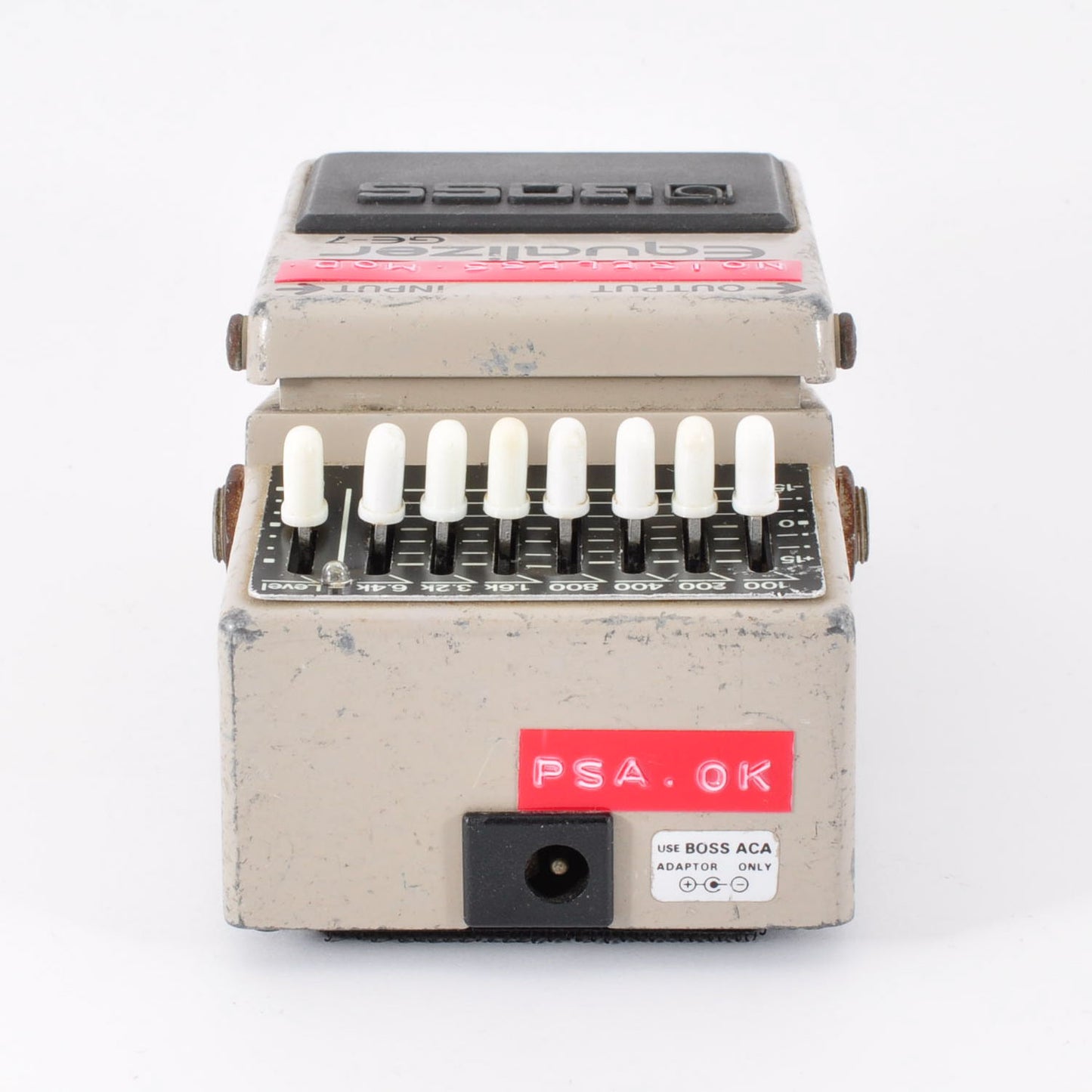 Boss GE-7 Modified Noiseless Equalizer PSA.OK Made In Taiwan 1993 Guitar Effects Pedal Used From Japan #AF07548