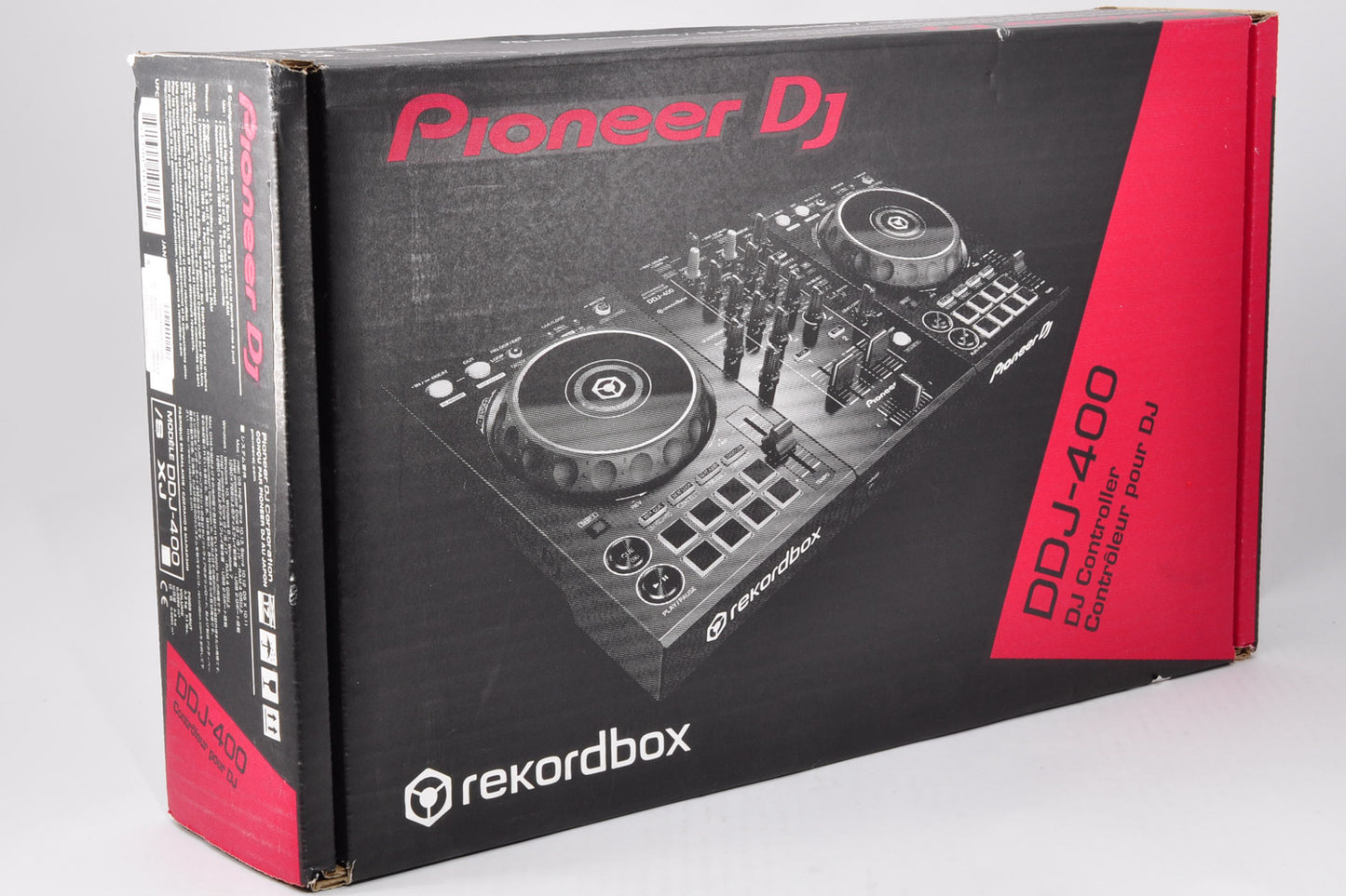 Pioneer DDJ-400 DJ Controller 2ch Channel Rekordbox w/Box & USB cable Used From Japan #RKMP057297NN