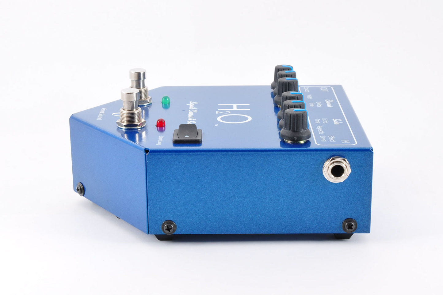 Visual Sound H2O Liquid Chorus & Echo Delay Stereo w/Box Guitar Effect Pedal Used From Japan