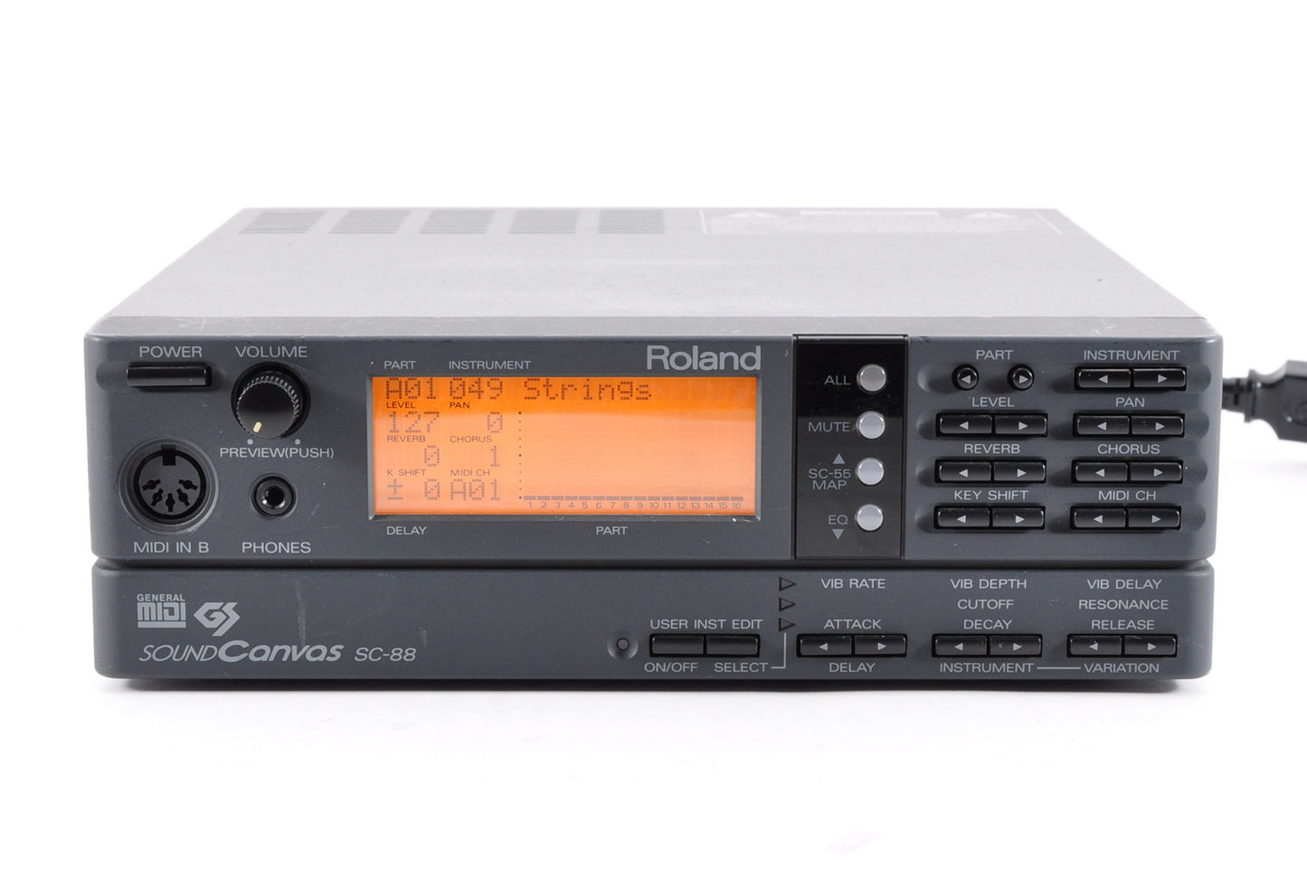 Roland SC-88 Sound Canvas MIDI Sound Module Made in Japan Used From Japan #AG52427