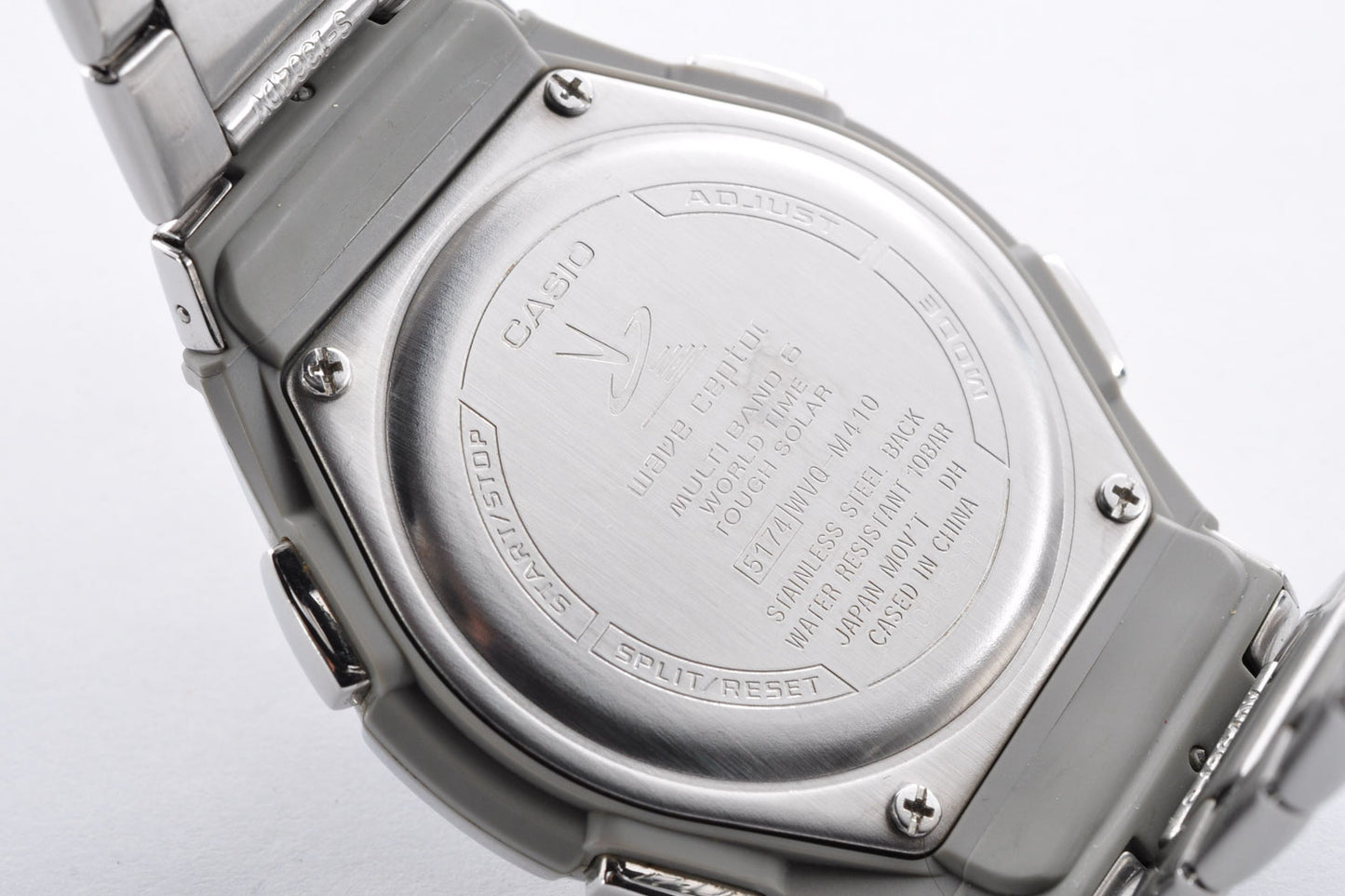 Casio Wave Ceptor WVQ-M410 Men's Tough Solar Radio-Controlled Watch 5174 Used From Japan