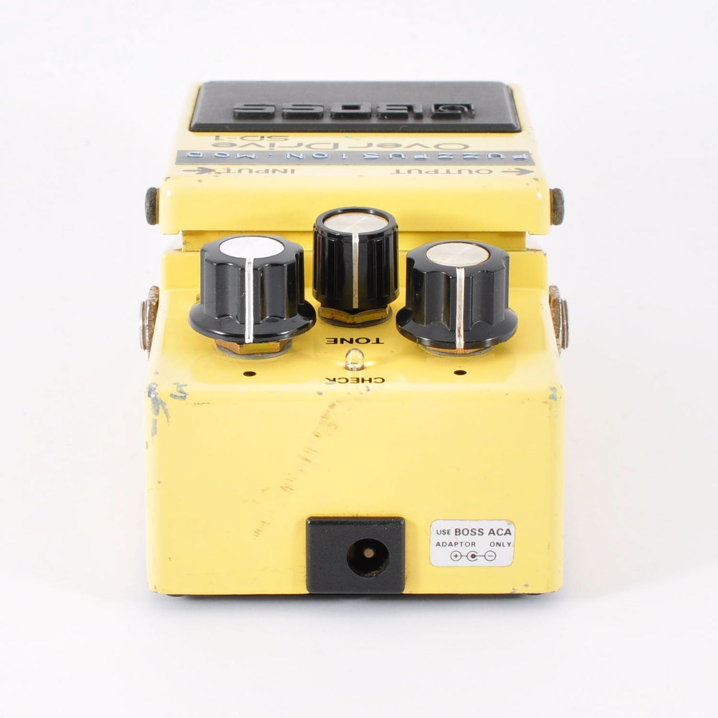 Boss SD-1 Modified FuzzFusion SuperOverdrive Clipping 1N34A&LED3mm Used From Japan #JJ79777