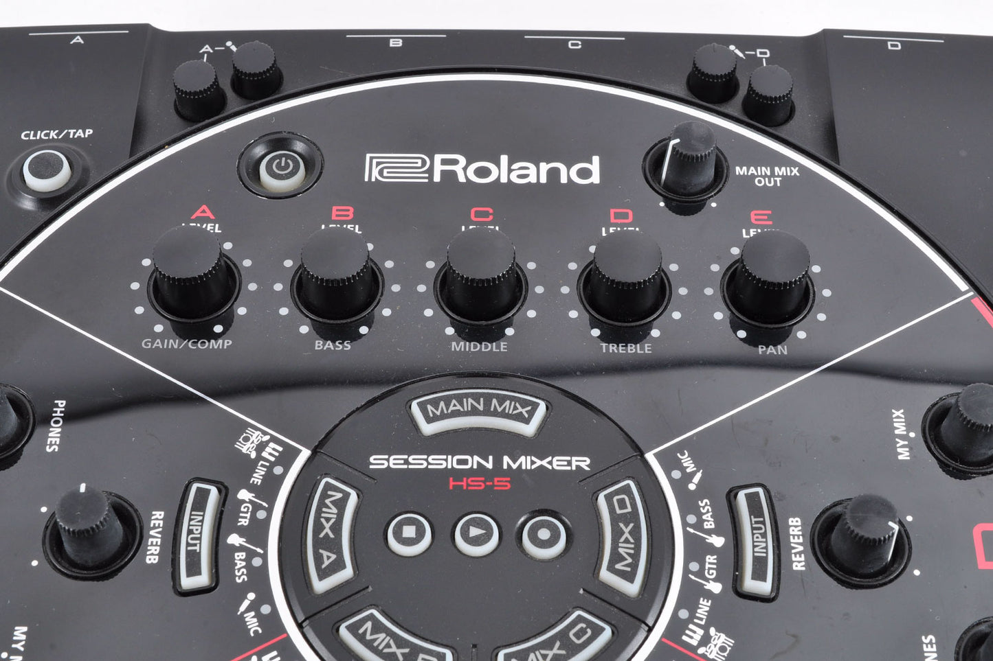 Roland HS-5 Session Mixer w/Original Box Adapter Used From Japan #Z6E0100