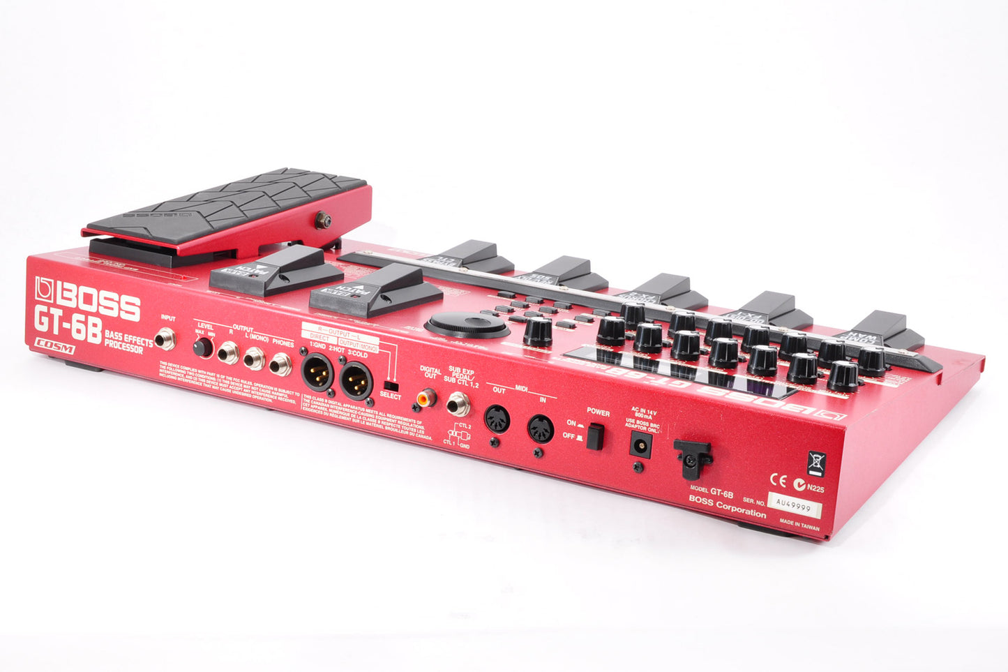 Boss GT-6B Multi Bass Guitar Effects Processor Pedal w/Adapter Used From Japan #AU49999