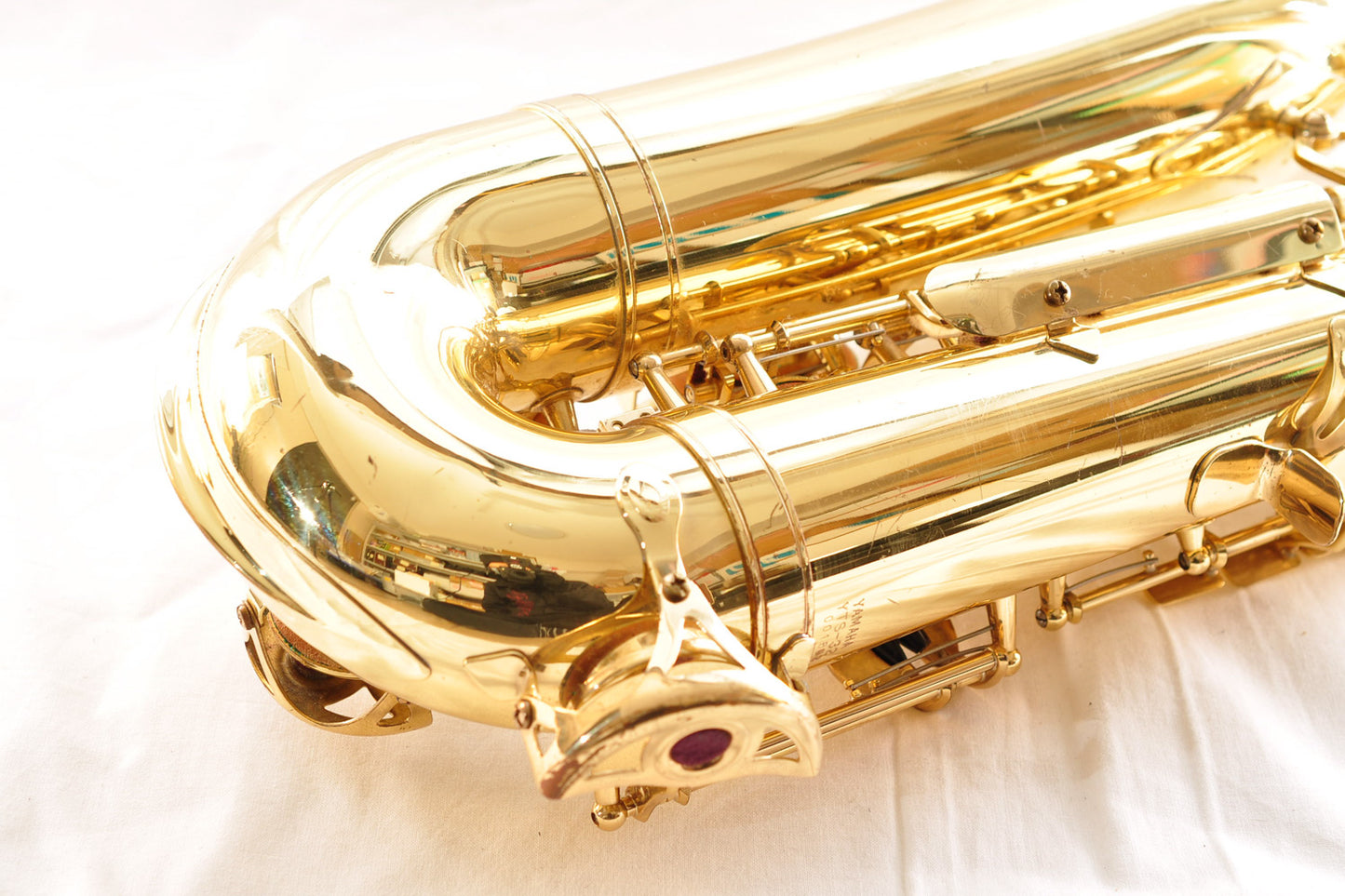 Yamaha YTS-32 Gold Tenor Sax Saxophone Made In Japan w/Hardcase From Japan #1802