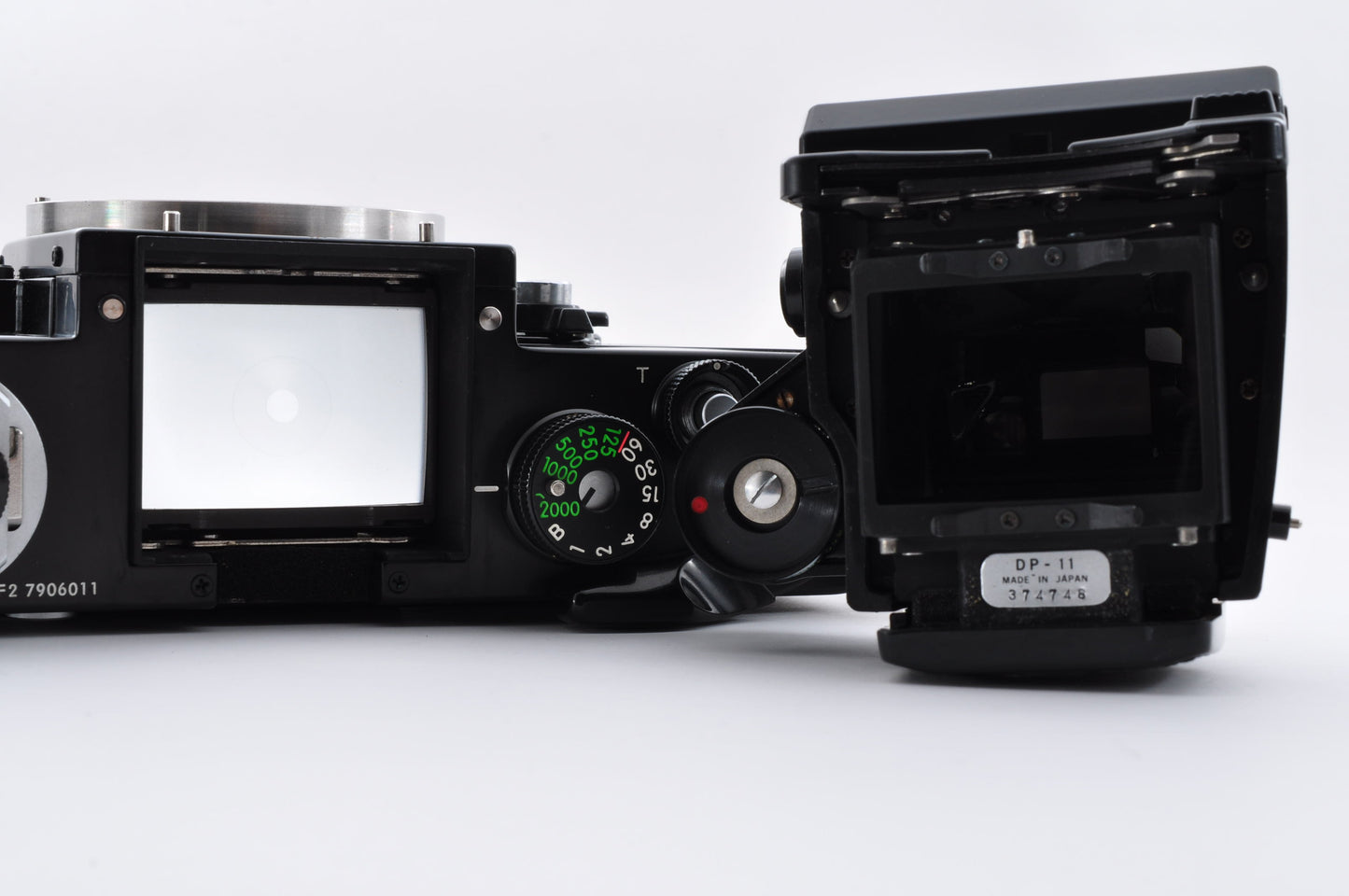 Nikon F2 Photomic A Black Maintained Meter Works DP-11 SLR Film Camera From Japan #7906011