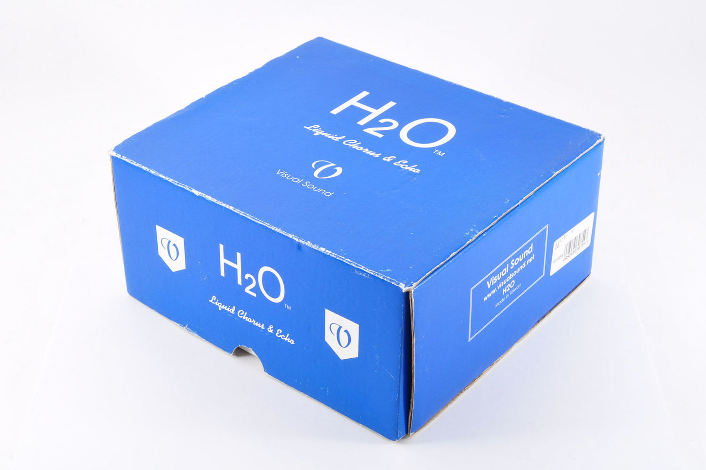 Visual Sound H2O Liquid Chorus & Echo Delay Stereo w/Box Guitar Effect Pedal Used From Japan