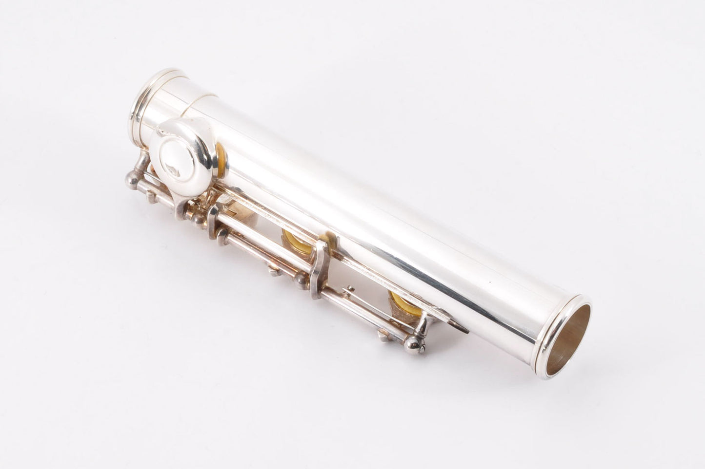 Yamaha YFL-411Ⅱ Flute Silver Made In Japan w/Hardcase&Carrybag Used From Japan #306141