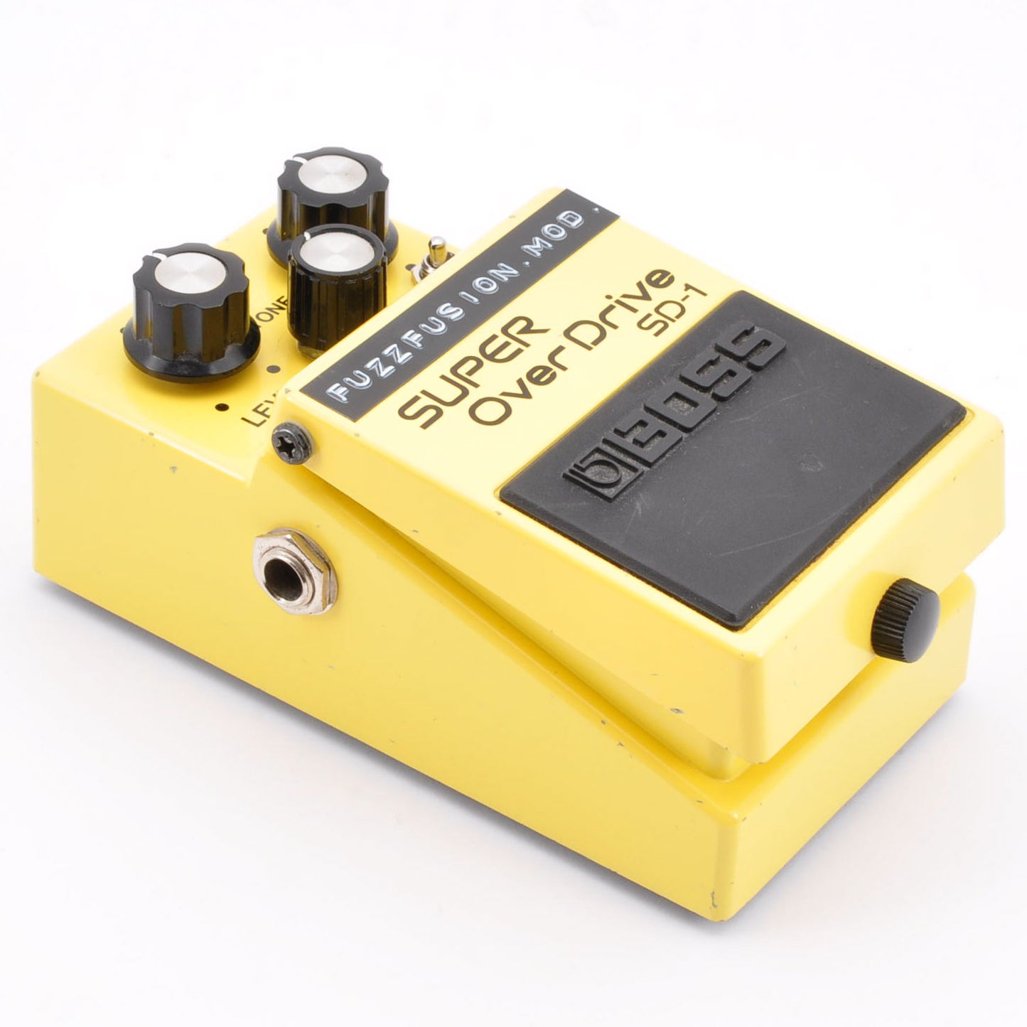 Boss SD-1 Modified FuzzFusion SuperOverdrive Clipping 1N34A&LED3mm Used From Japan #OP64373