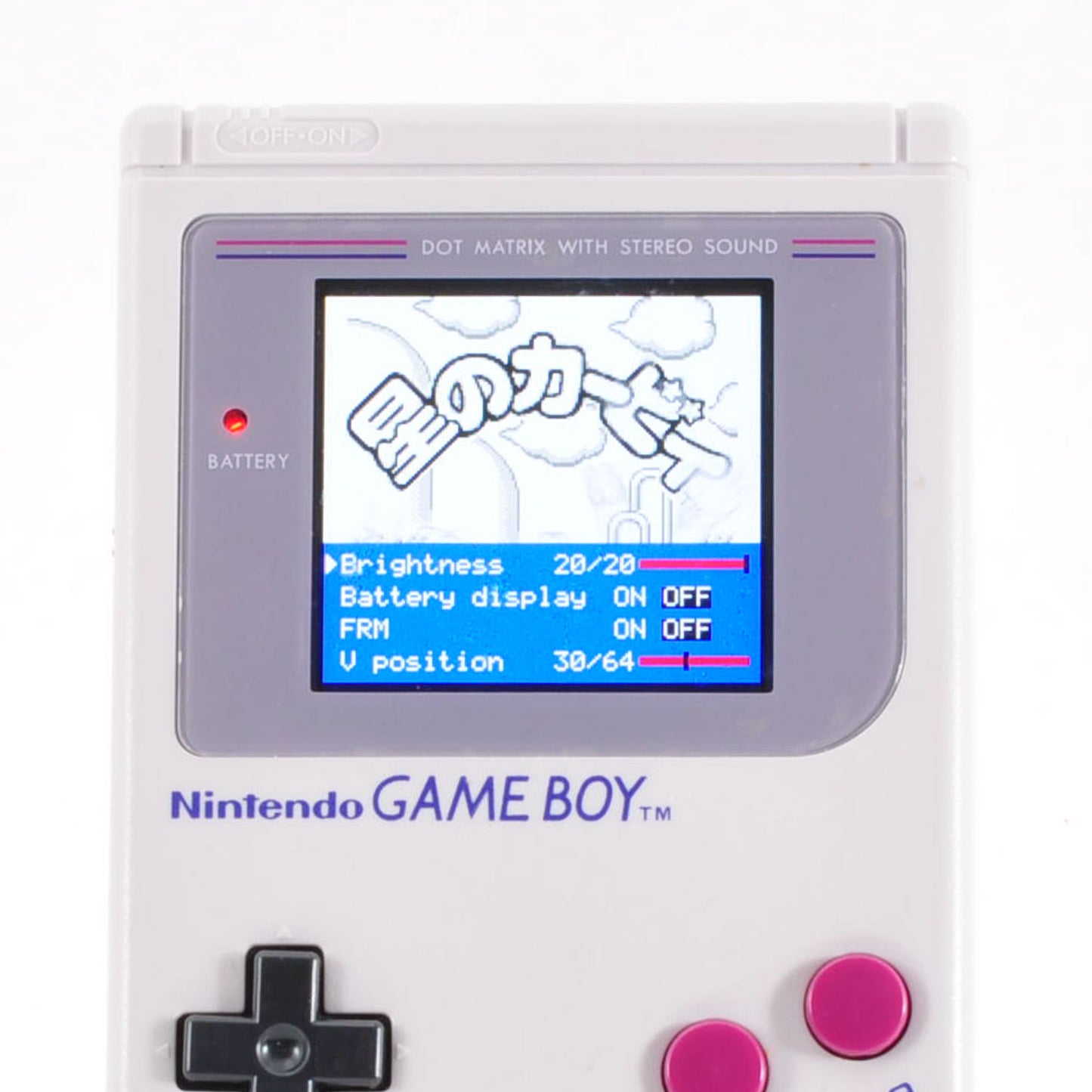 Gameboy DMG-01 Modified Pro Sound For LSDj & IPS LCD BackLight Screen Used From Japan #G21675608