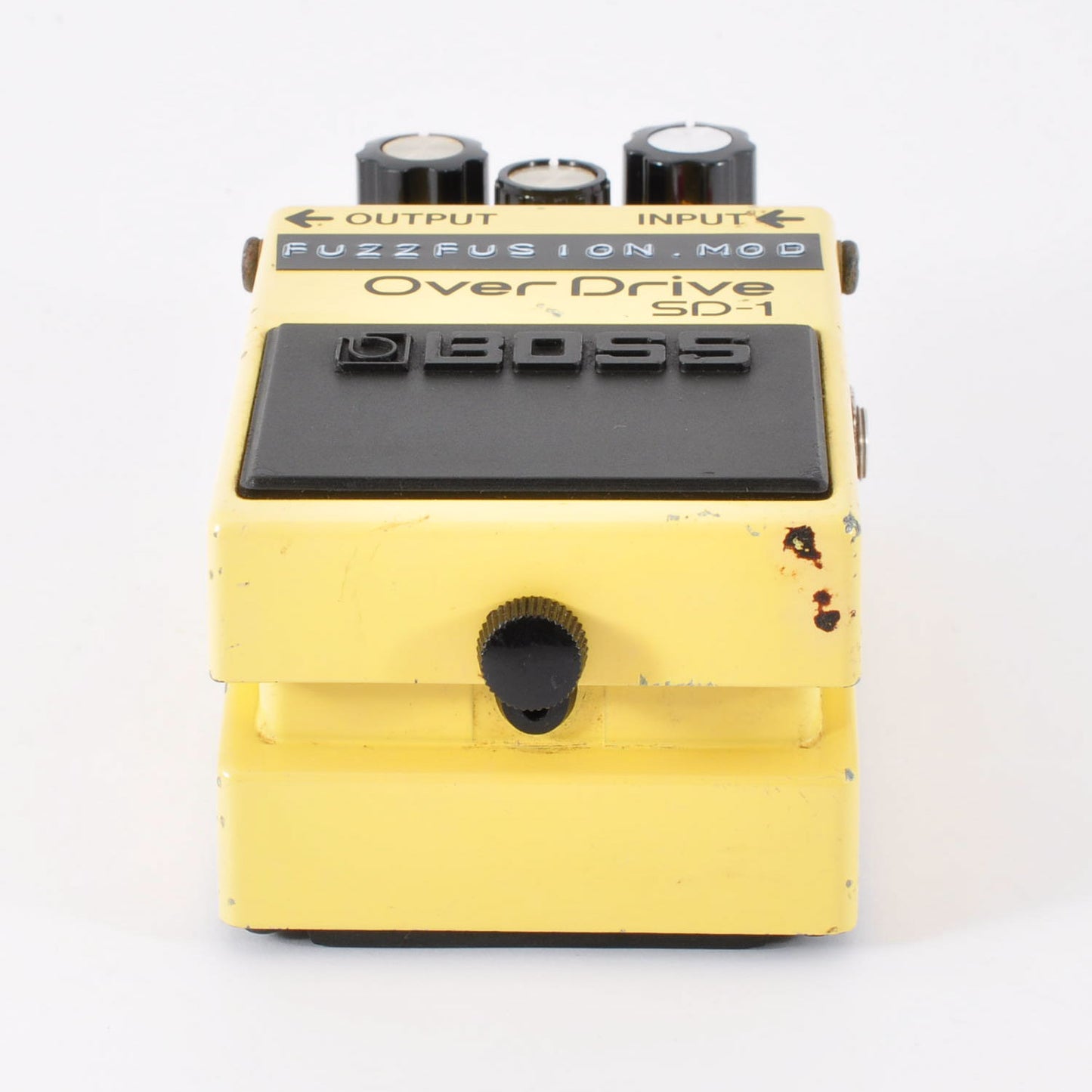 Boss SD-1 Modified FuzzFusion SuperOverdrive Clipping 1N34A&LED3mm Used From Japan #JJ79777