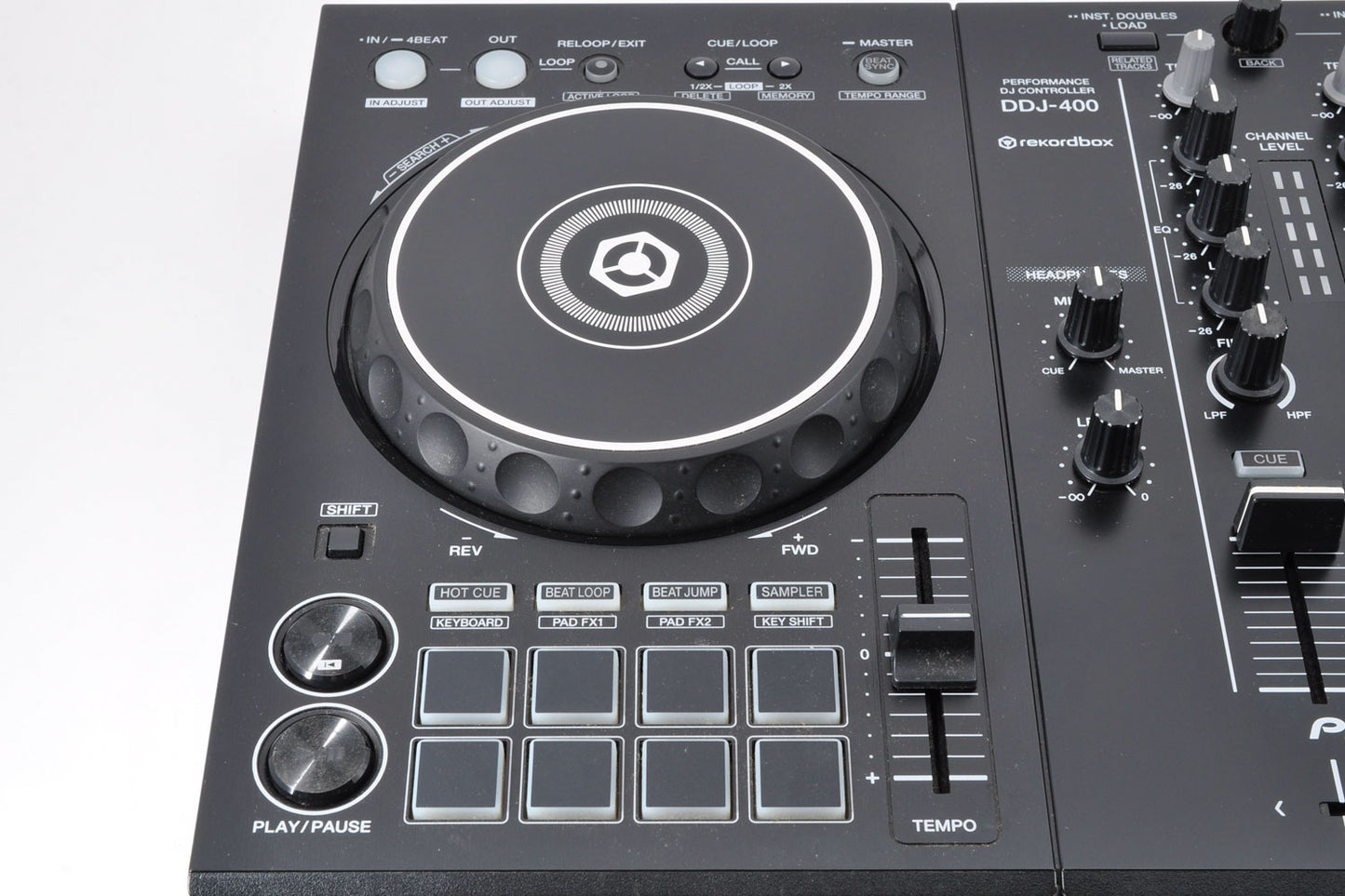 Pioneer DDJ-400 DJ Controller Rekordbox 2ch Channel w/Original Box USB cable Used From Japan #REMP005775NN