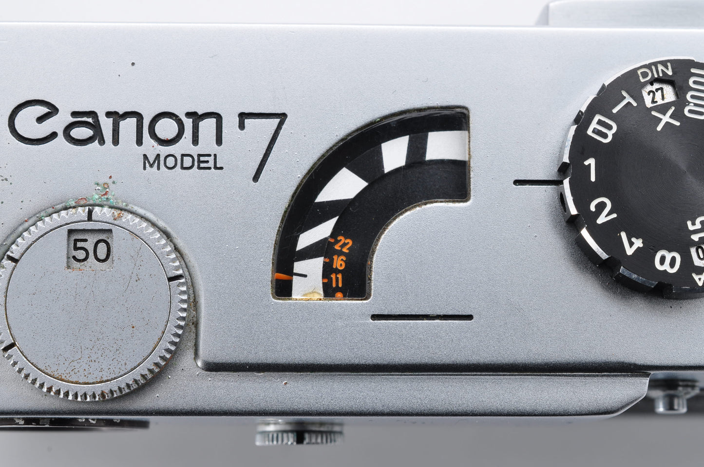 Canon Model 7 Maintained Meter Works Film Camera 50mm f1.4 Lens L39 LTM From Japan #835770