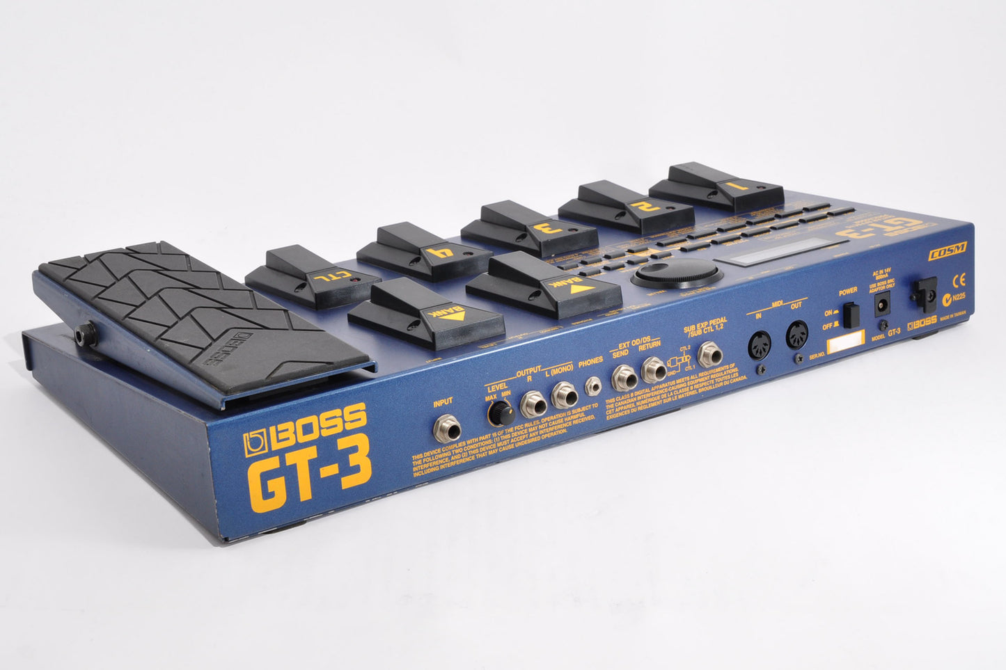 Boss GT-3 Guitar Multi Effects Pedal Processor w/ACadapter Made In Taiwan Used From Japan #626