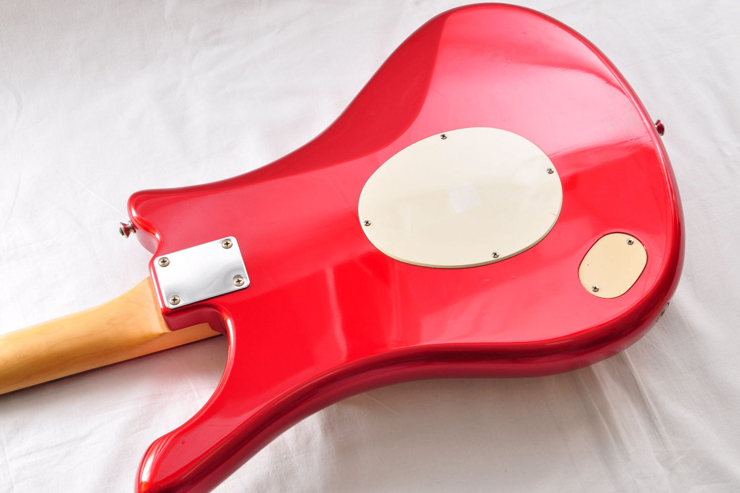 Yamaha SGV300 Electric Guitar Red Color w/Tremolo Arm & Soft Case Used From Japan