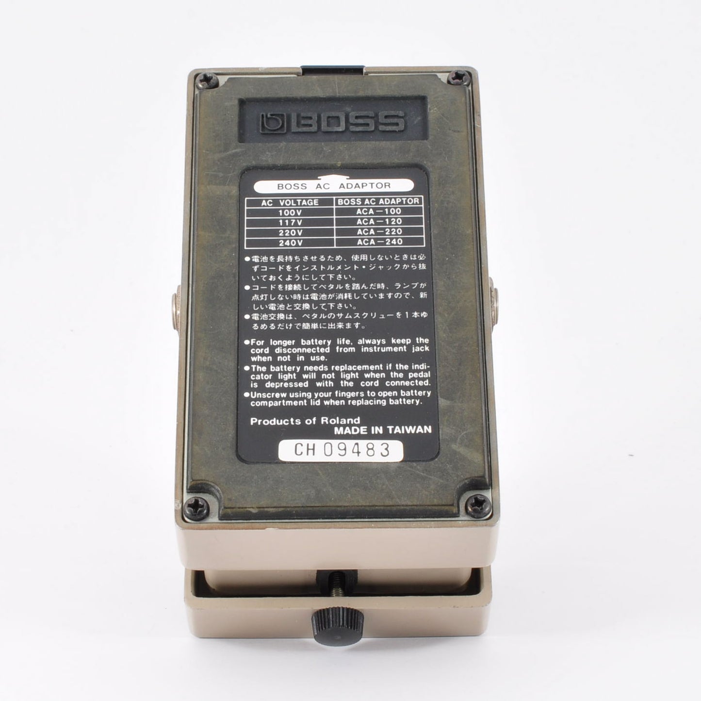 Boss GE-7 Modified Noiseless Equalizer PSA.OK Made In Taiwan 1995 Guitar Effects Pedal Used From Japan #CH09483