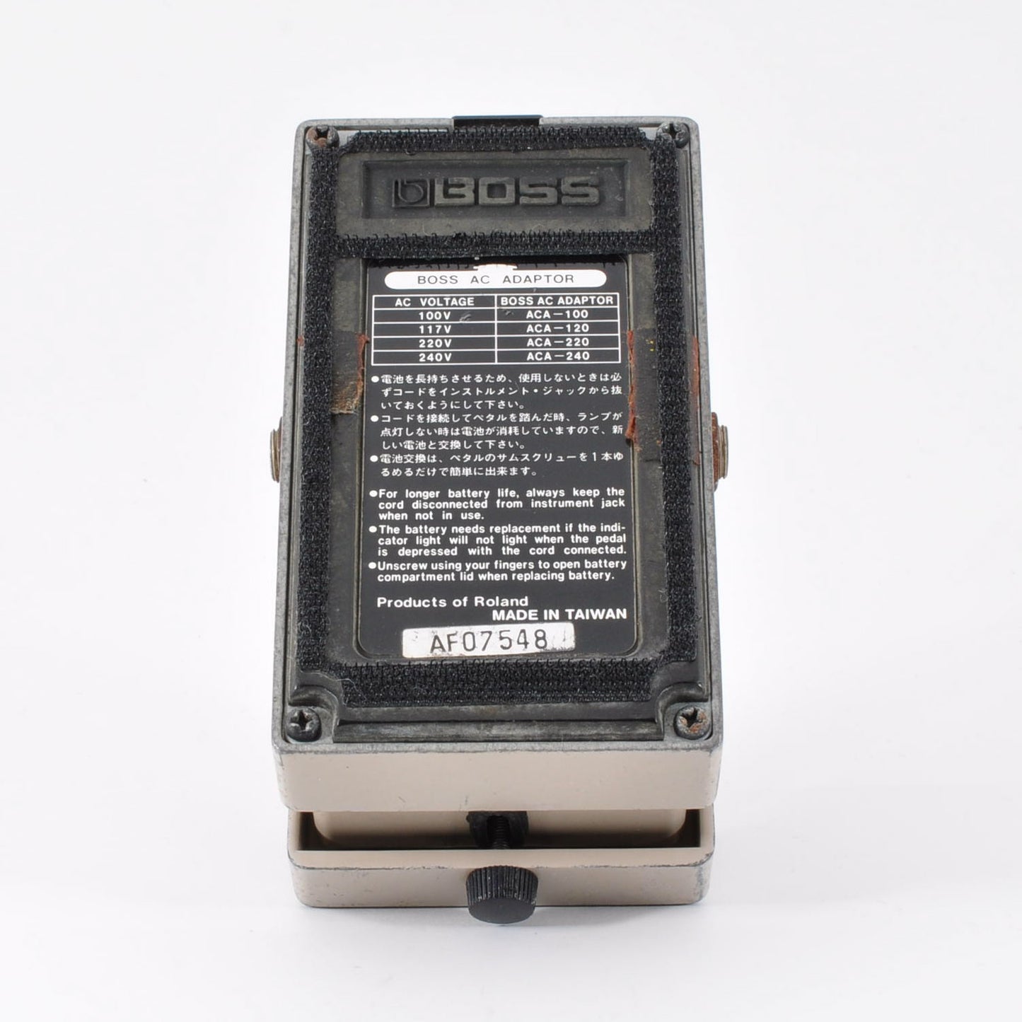 Boss GE-7 Modified Noiseless Equalizer PSA.OK Made In Taiwan 1993 Guitar Effects Pedal Used From Japan #AF07548