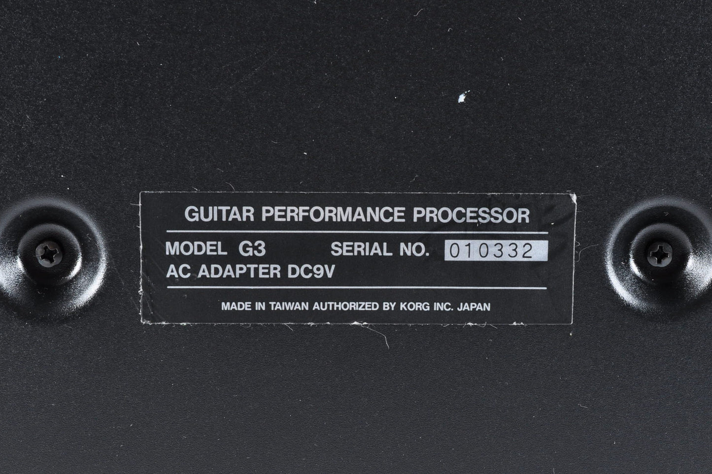 Korg G3 Guitar Multi Effects Pedal Guitar Performance Processor Made in Taiwan Used From Japan #010332