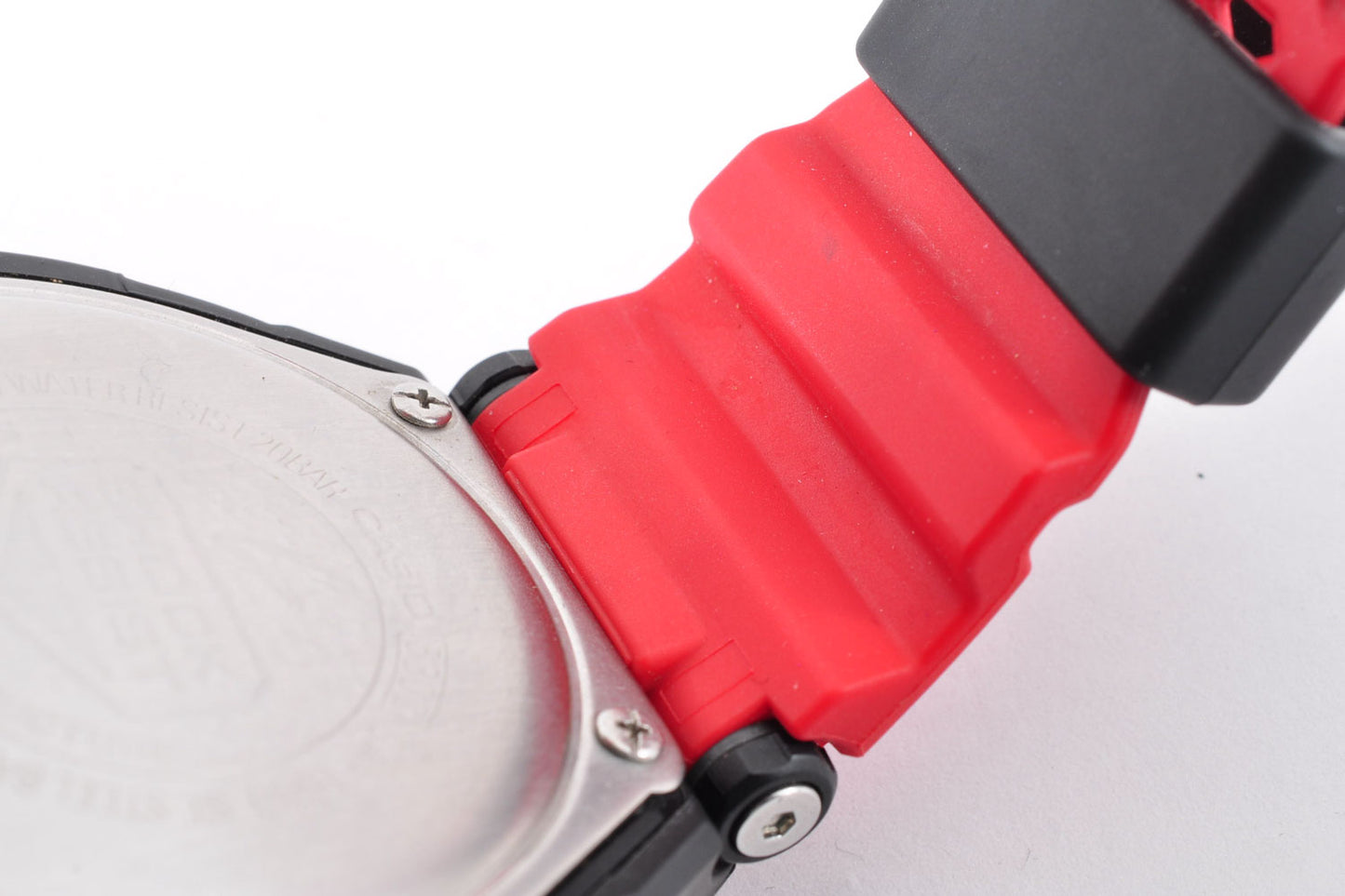 Casio G-Shock GA-1000-4B Aviation Black Dial Red Resin Quartz Men's Watch Used From Japan