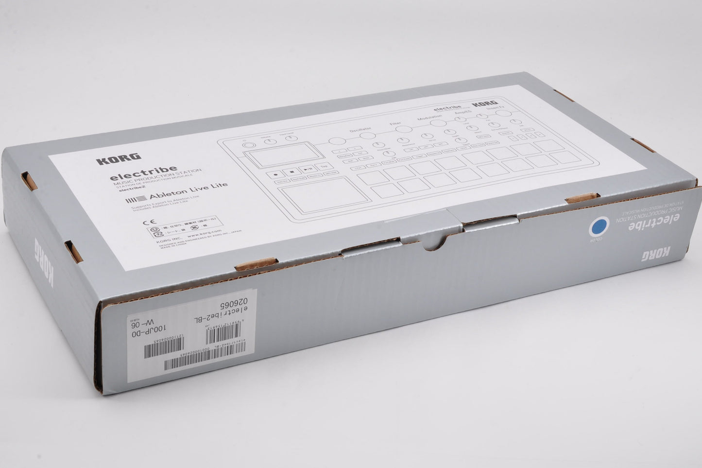 Korg ELECTRIBE 2 Music Production Station Sequencer Synthesizer BLUE Used From Japan #026065