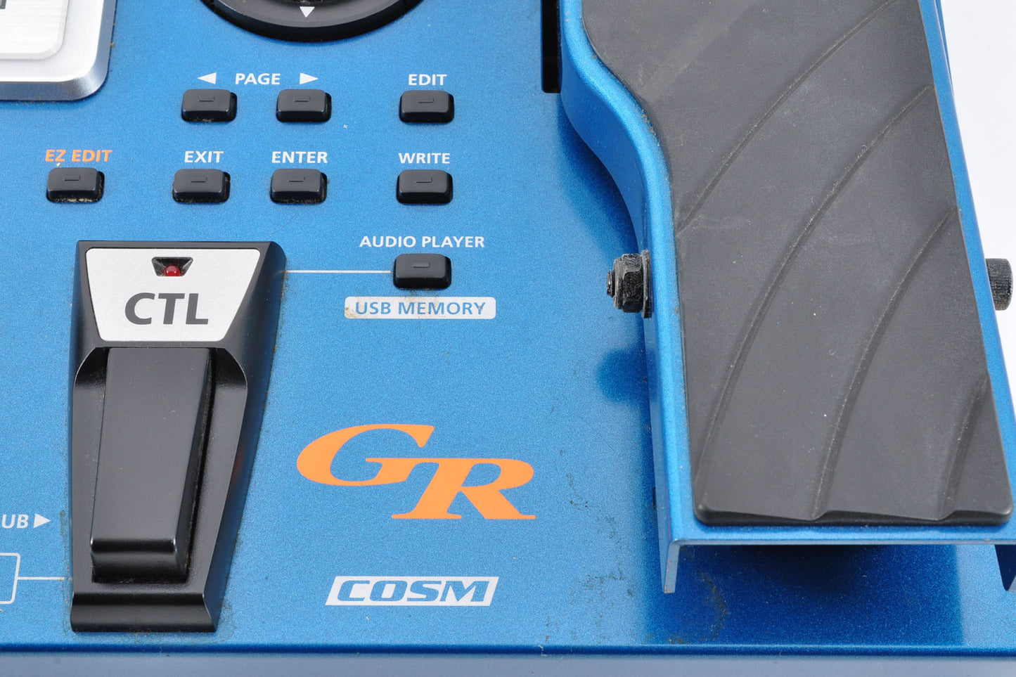 Roland GR-55 Guitar Synthesizer Multi Effects Pedal Blue w/Adapter Used From Japan #Z5A1498