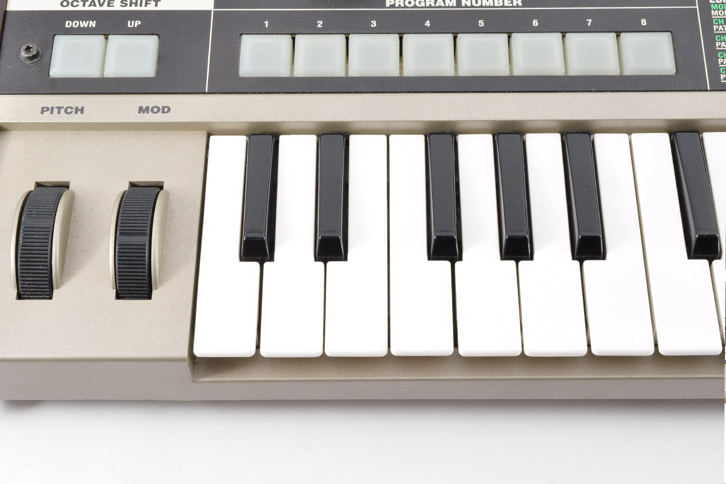 Korg microKORG Synthesizer/Vocoder Keyboard 37Keys w/Softcase Microphone Used From Japan #019887