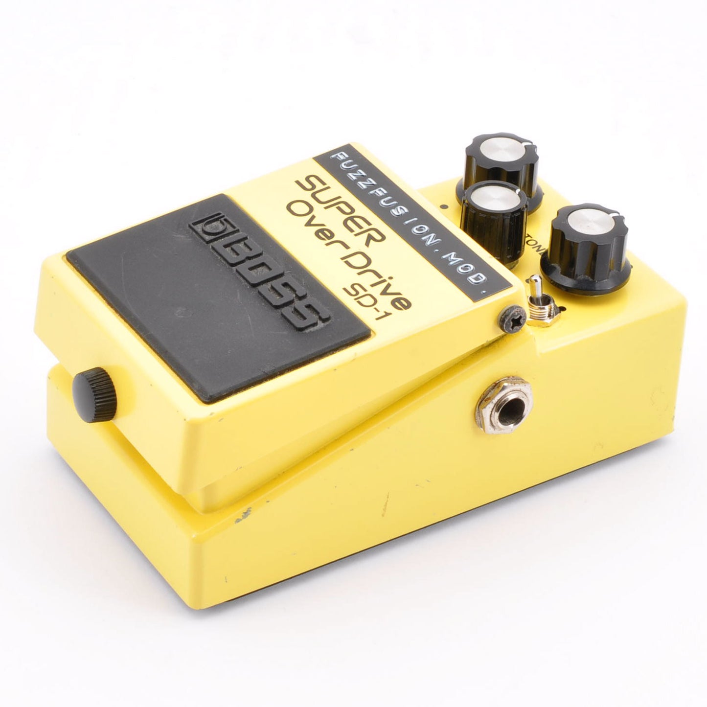 Boss SD-1 Modified FuzzFusion SuperOverdrive Clipping 1N34A&LED3mm Used From Japan #OP64373