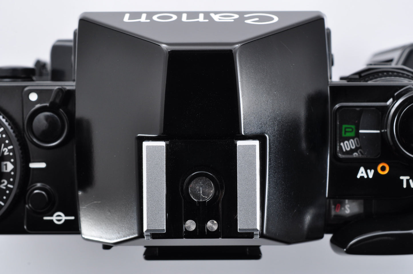 Canon A-1 A1 Black Maintained Meter Works 35mm SLR Camera Body Only From Japan #1094384