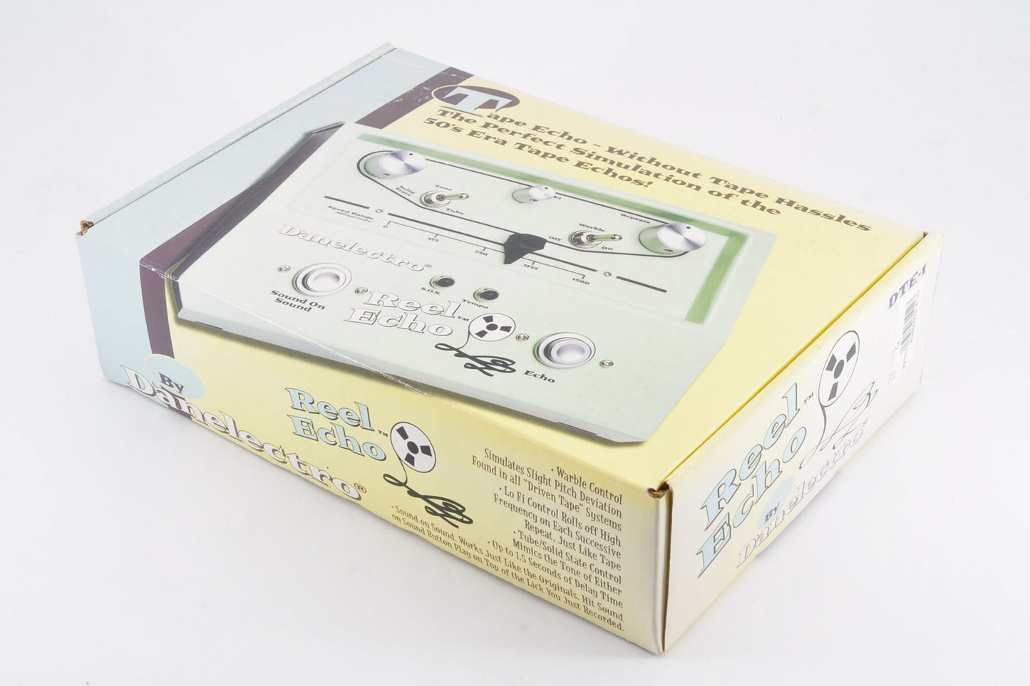 Danelectro Reel Echo DTE-1 Tape Echo w/OriginalBox Guitar Effect Pedal Openbox From Japan #6030155724