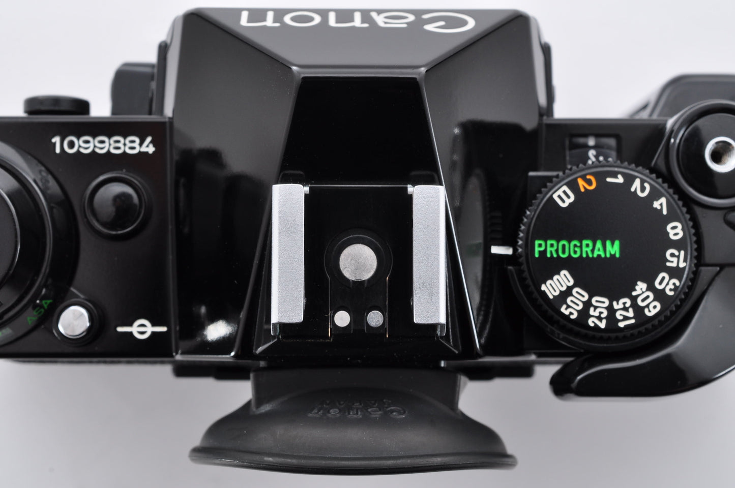 Canon AE-1 Program Black 35mm SLR Camera New FD 50mm F1.4 Maintained From Japan #1099884