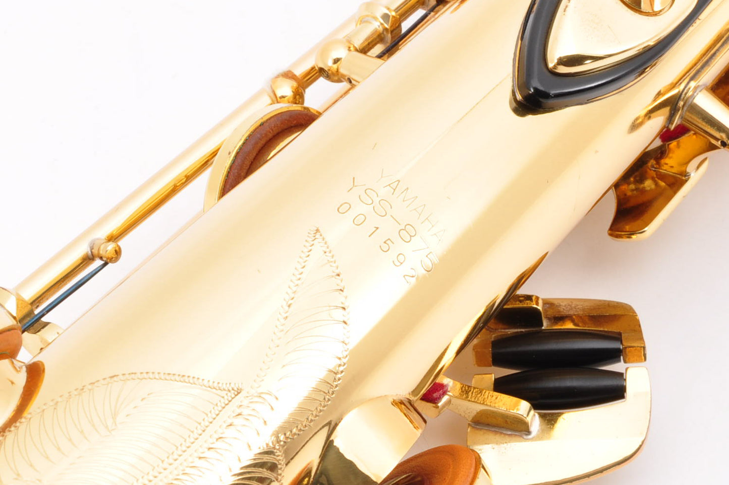 Yamaha YSS-875 Soprano Saxophone M1&M1R Neck w/Hardcase Selmer Mouthpiece Ligature Used From Japan #1592