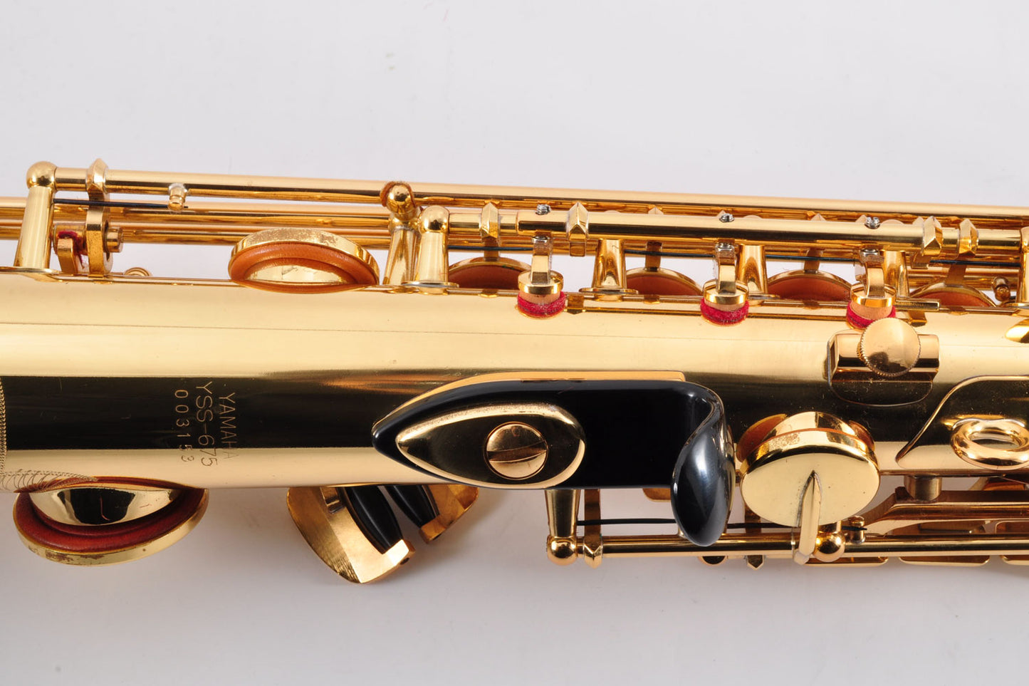 YAMAHA YSS-675 Soprano Saxophone Made In Japan w/Case M1neck Moutupiece Used From Japan #003153