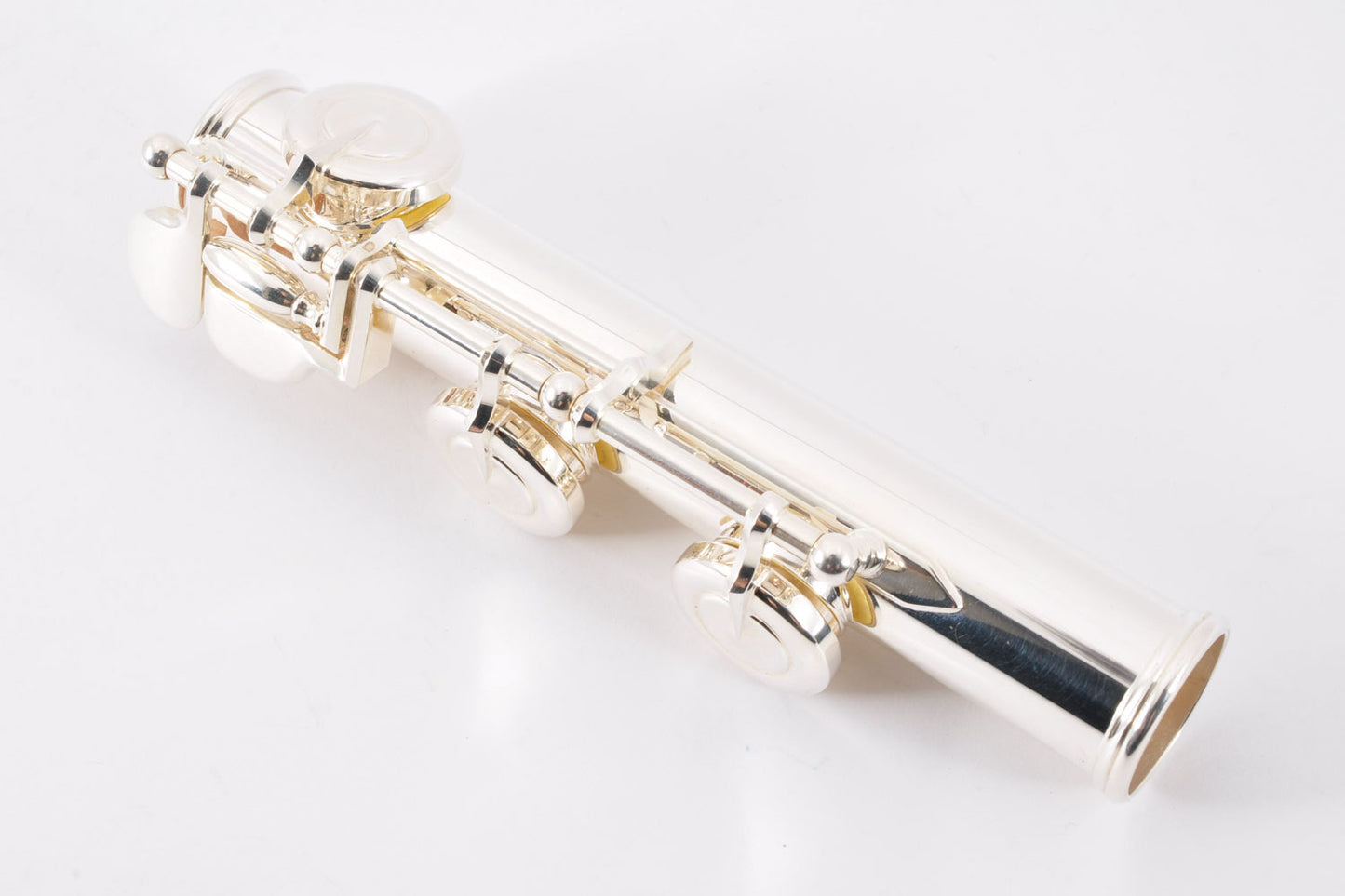 Yamaha YFL-412LSE Flute Silver w/Hardcase Made in Japan Used From Japan #087044