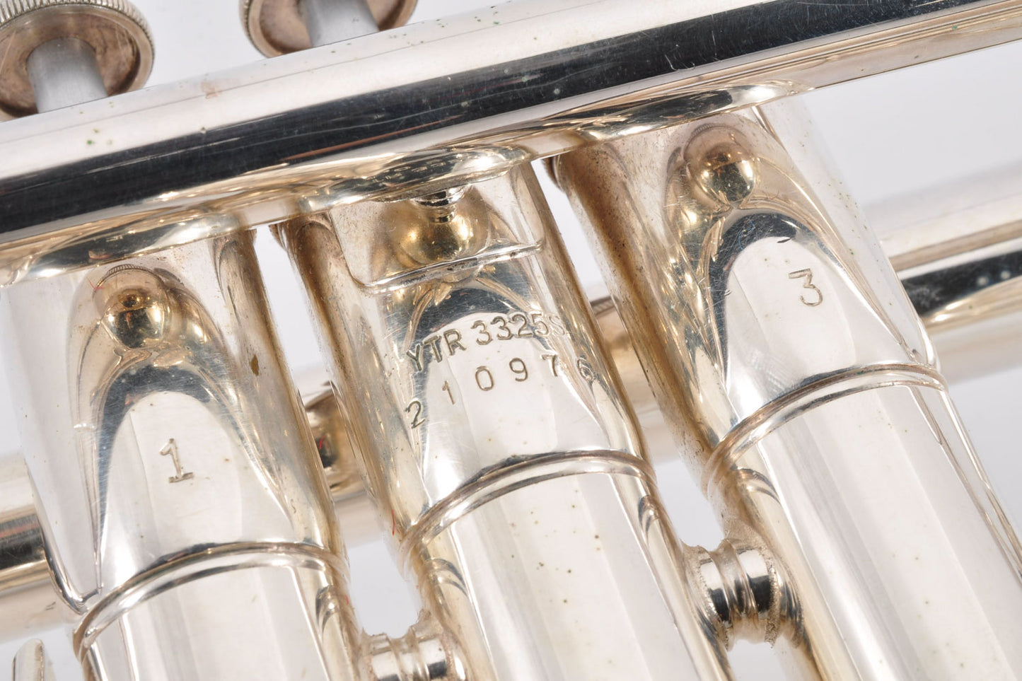 Yamaha YTR-3325S Trumpet Silver w/Hardcase Key Bb Standard Made In Japan Used From Japan #210976