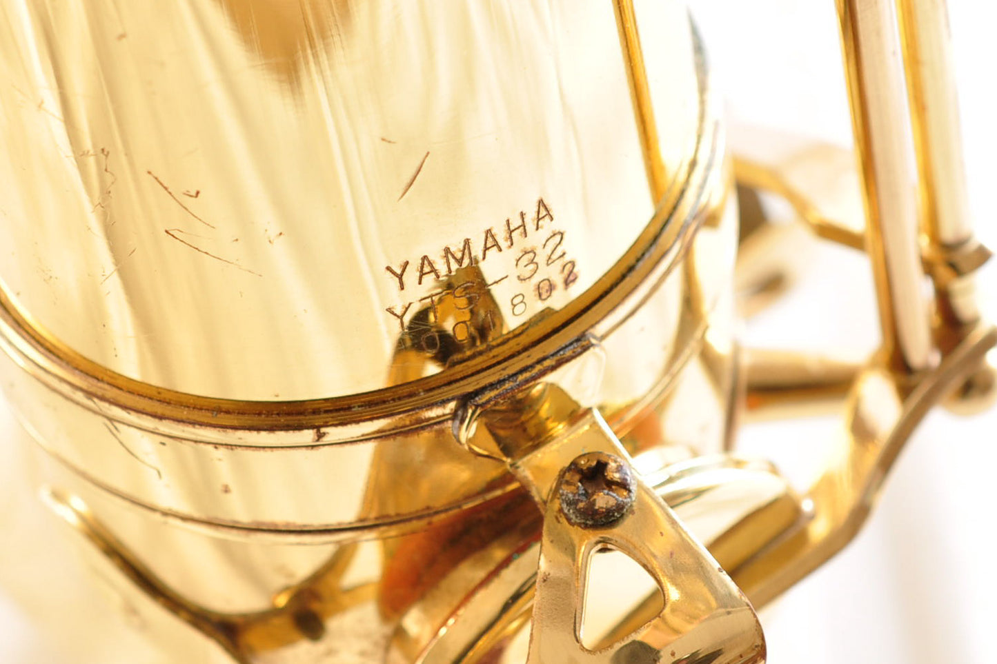 Yamaha YTS-32 Gold Tenor Sax Saxophone Made In Japan w/Hardcase From Japan #1802