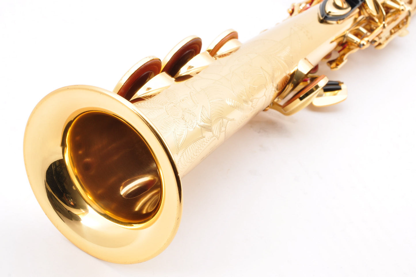 Yamaha YSS-875 Soprano Saxophone M1&M1R Neck w/Hardcase Selmer Mouthpiece Ligature Used From Japan #1592