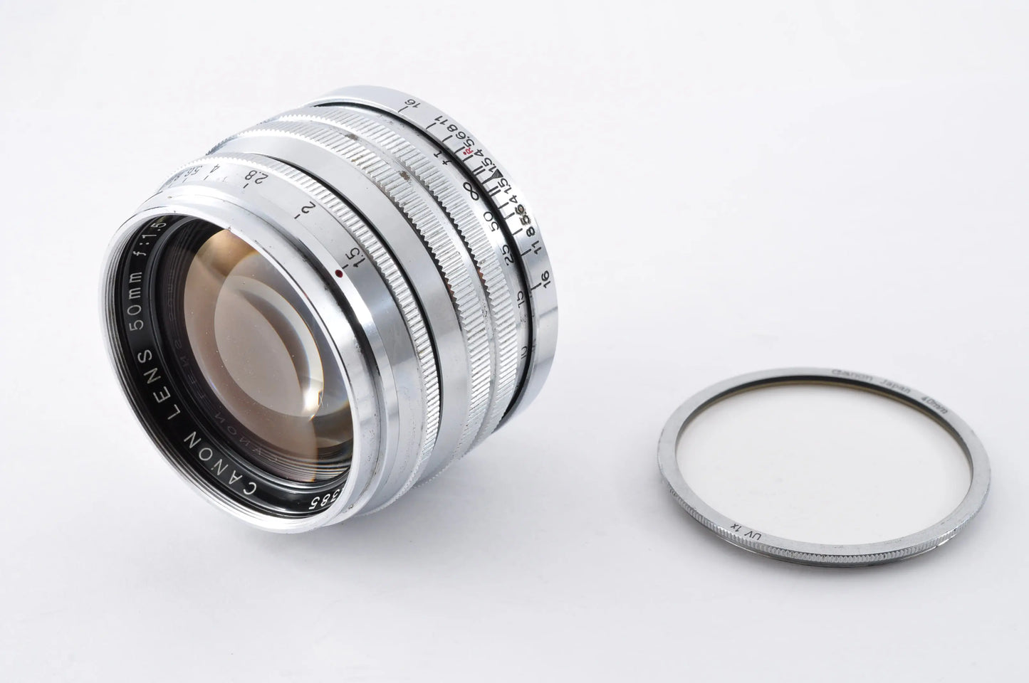 Canon 50mm f/1.5 Lens LTM L39 Leica Rangefinder Screw Mount From Japan #14385