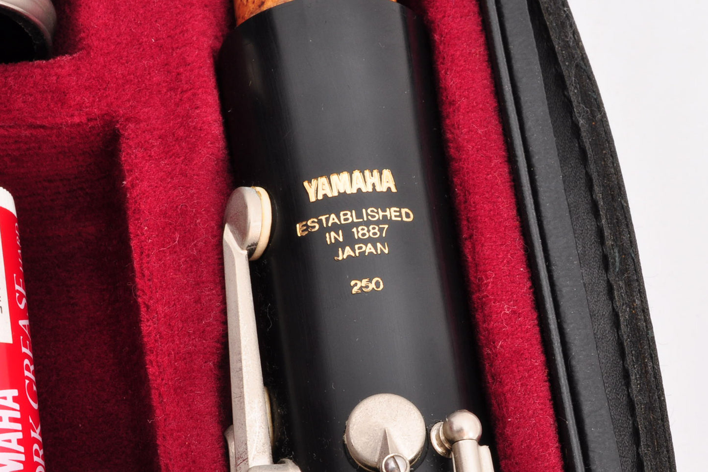 Yamaha YCL-250 Clarinet Bb w/Hardcase Ligature Mousepiece Used From Japan #019089